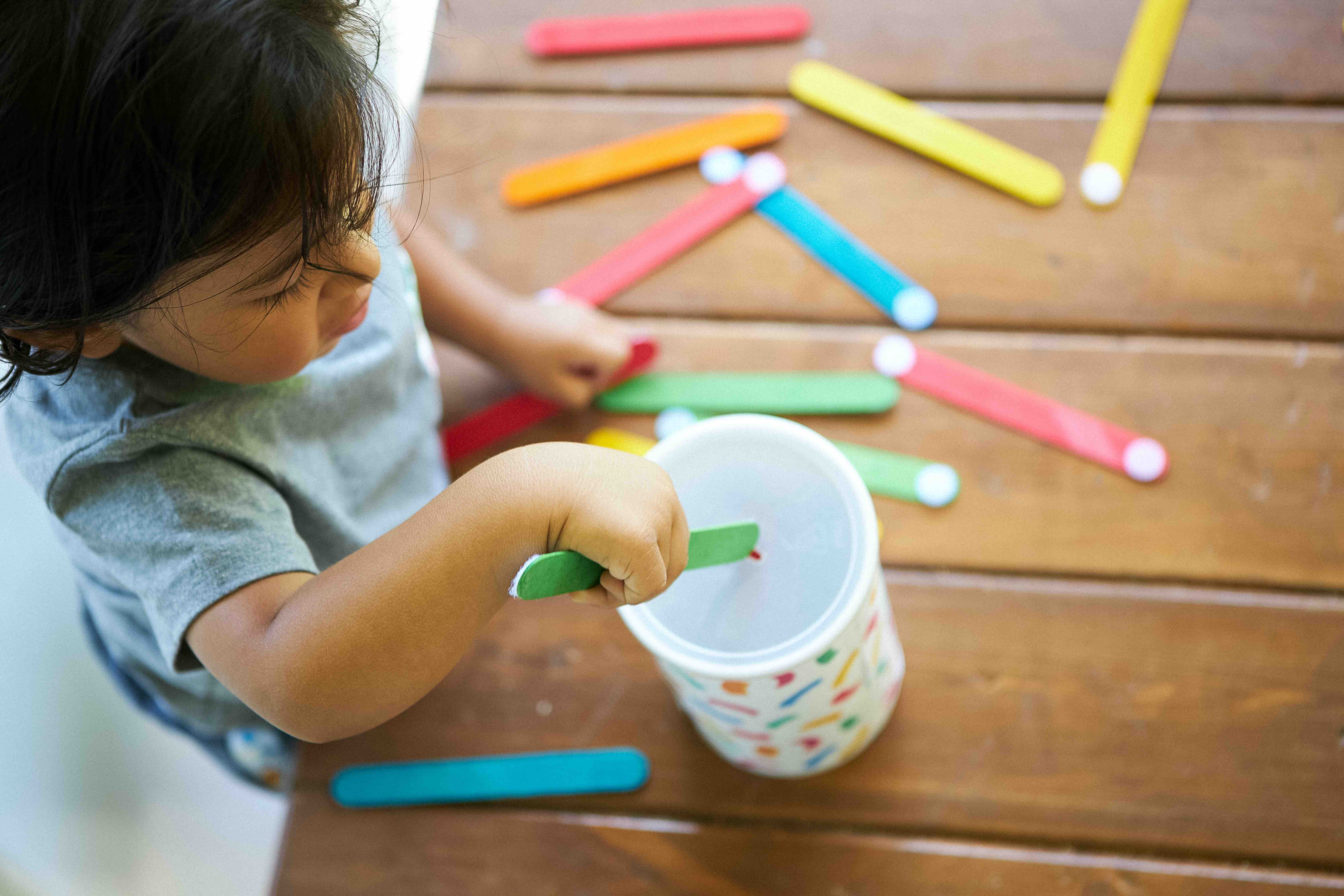Velcro dot craft sticks Lovevery