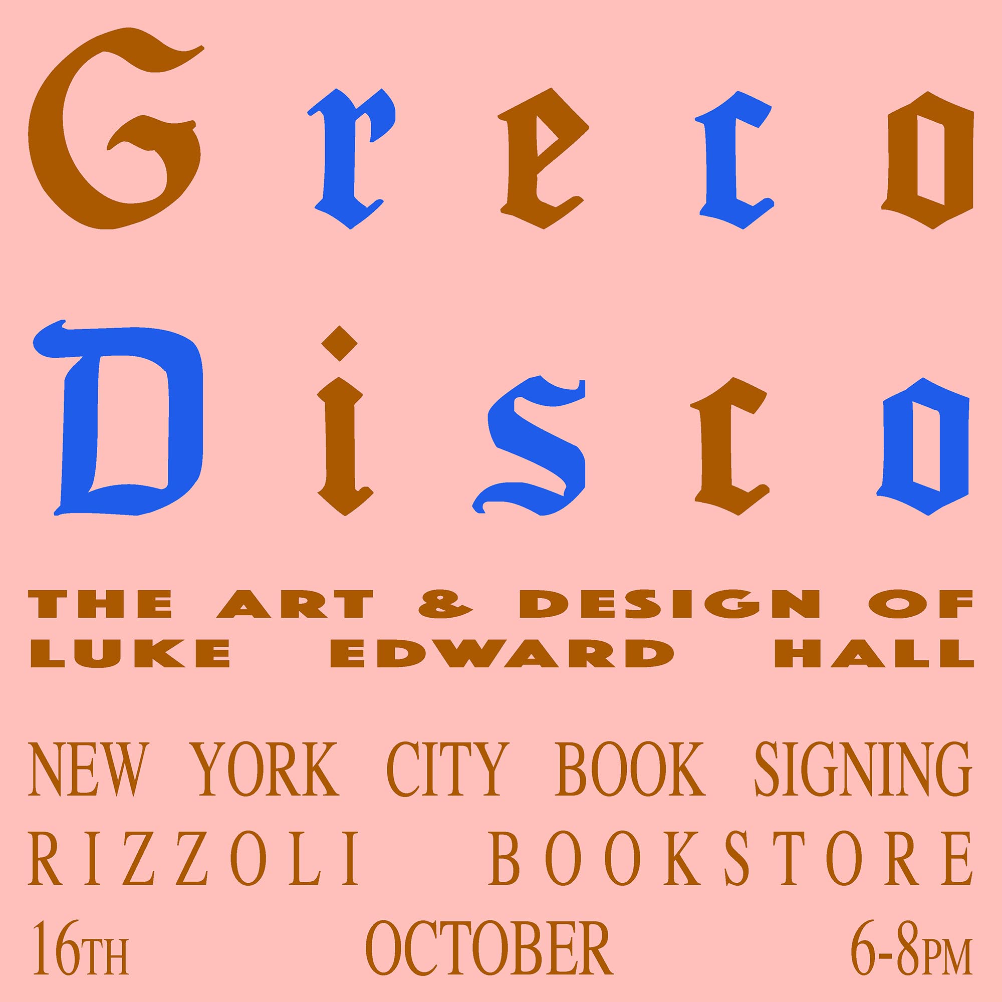 Greco Disco | Luke Edward Hall