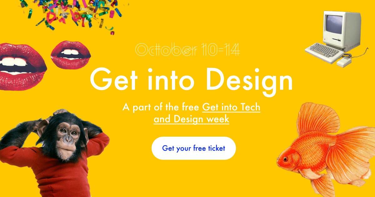 Get into design free beginnerfriendly talks