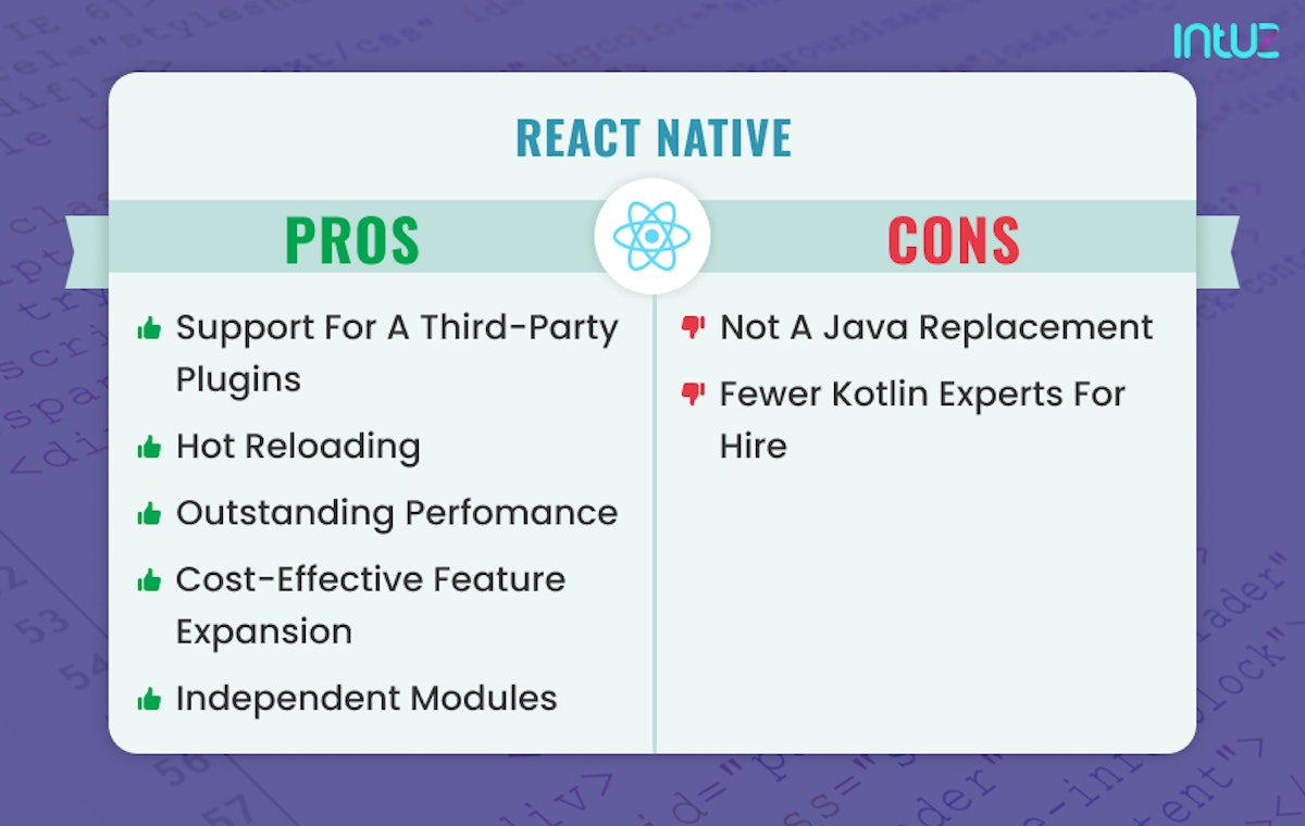Pros and Cons of React Native