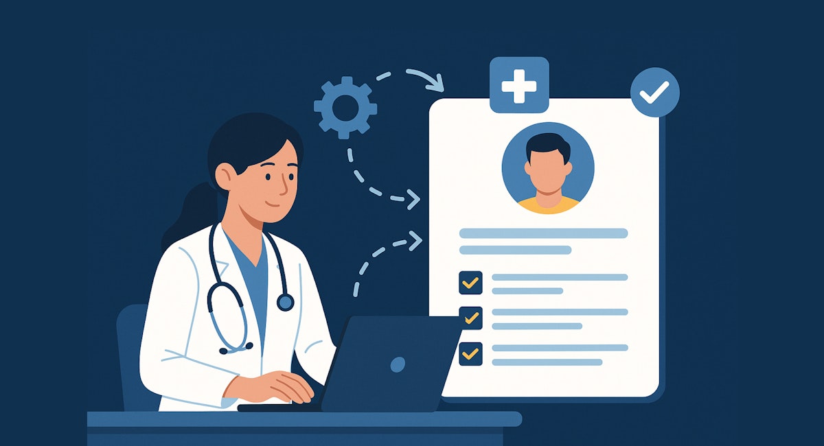 Patient on-boarding workflow automation