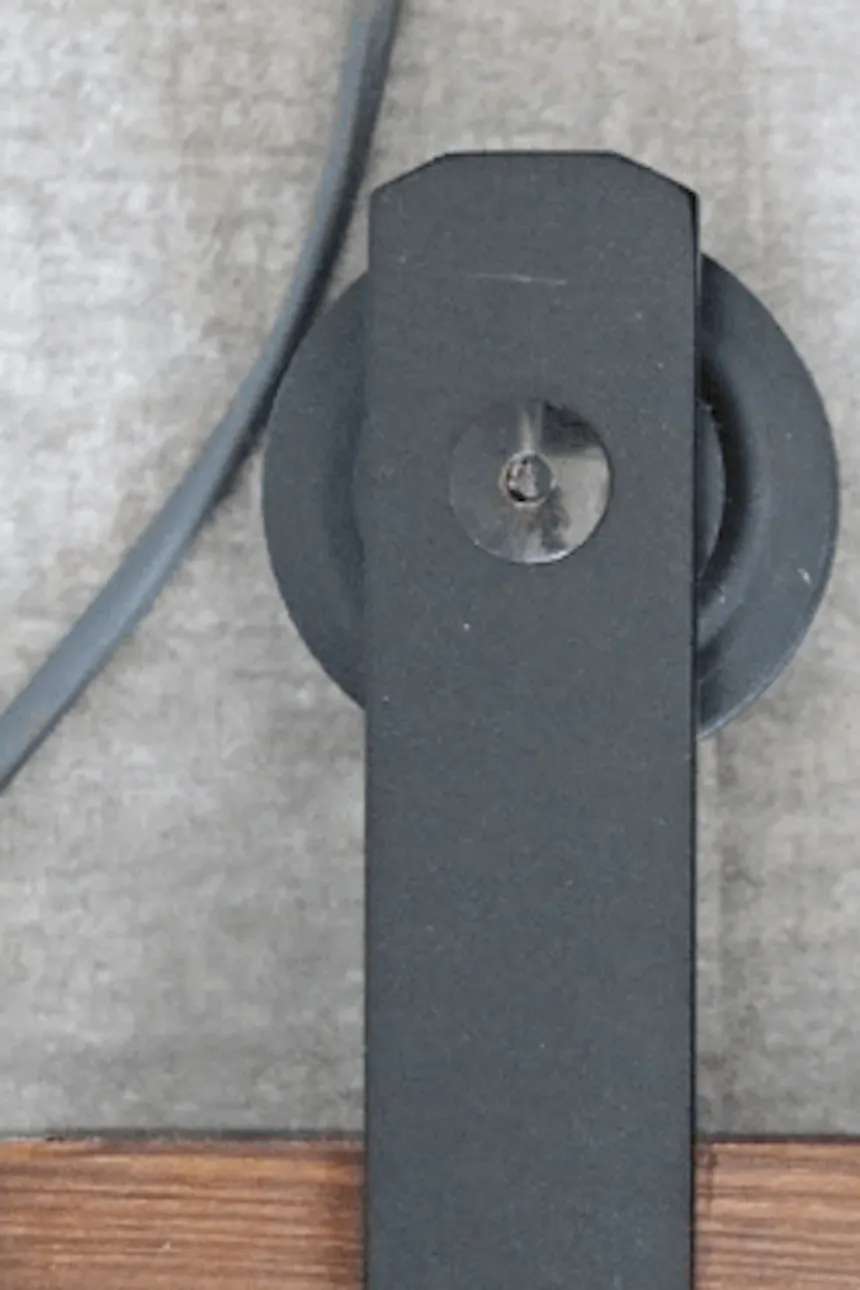 Black handle for wooden sliding doors