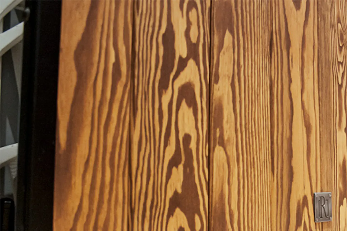 Sliding door in a metal frame, sliding doors to a wardrobe