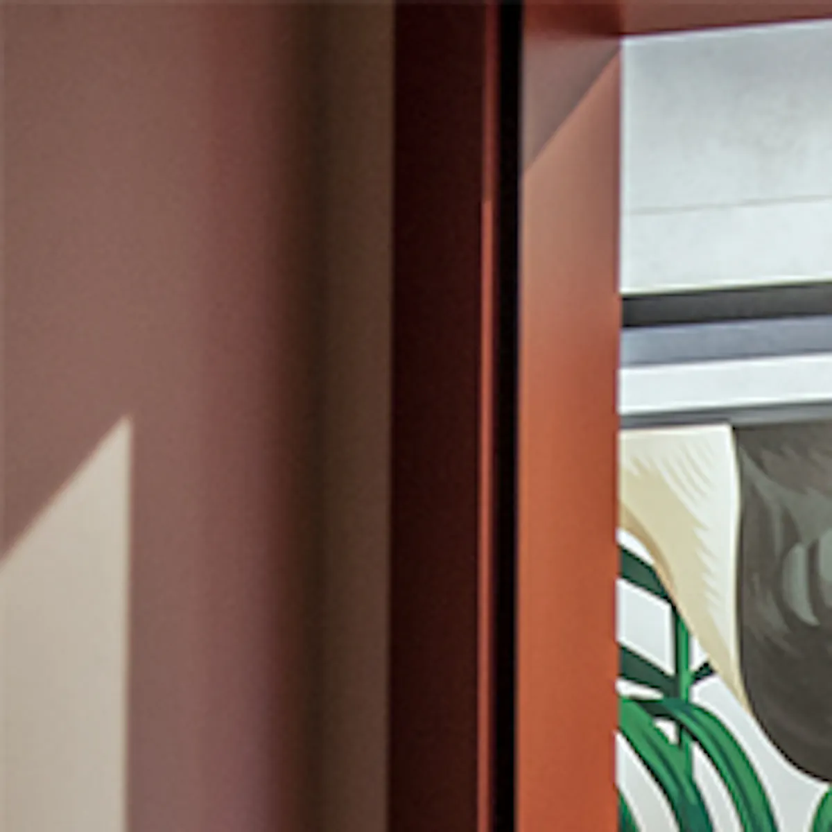 Sliding doors to cabinet, sliding door in metal frame