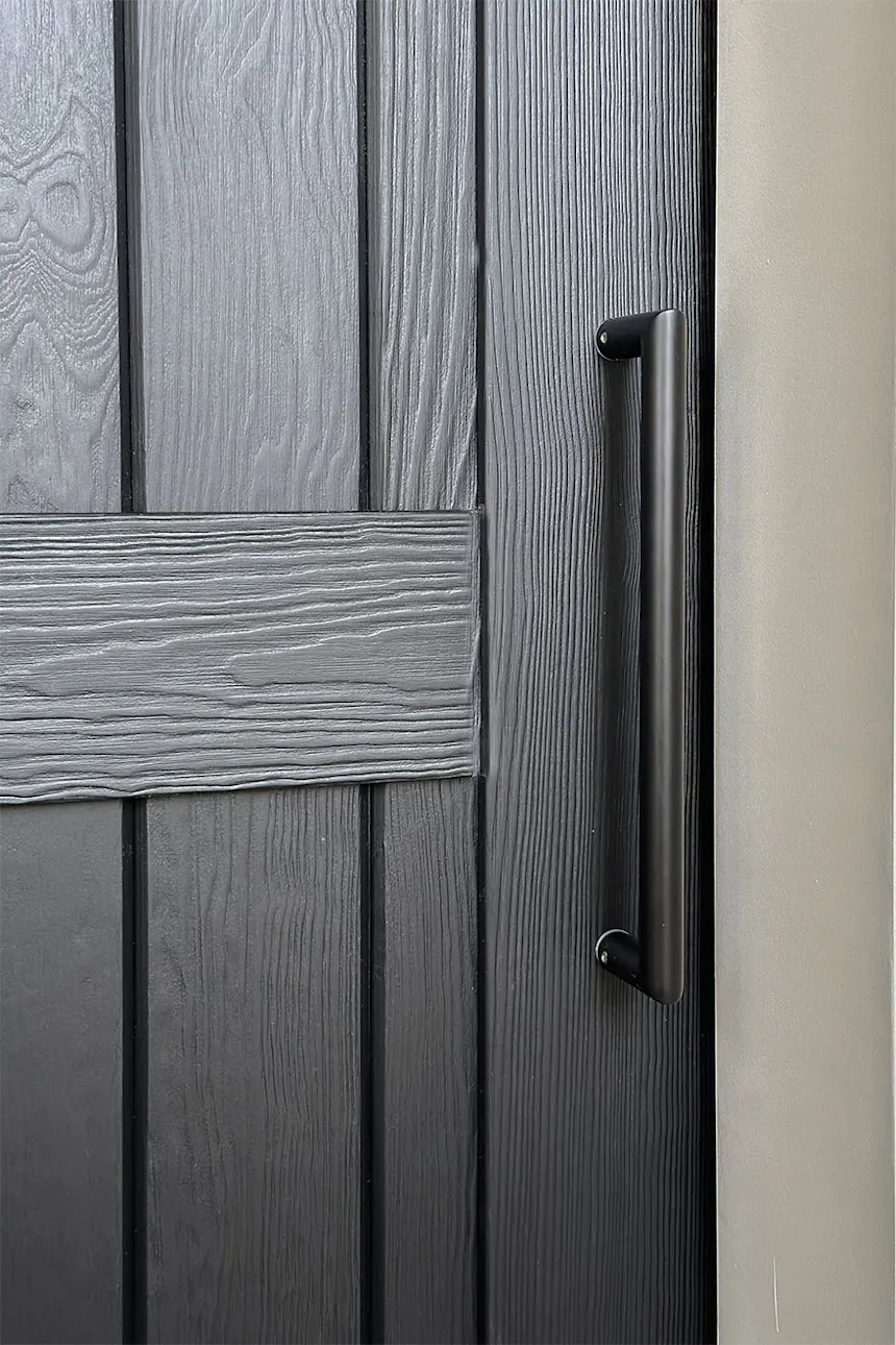 poignée pour portes coulissantes noires