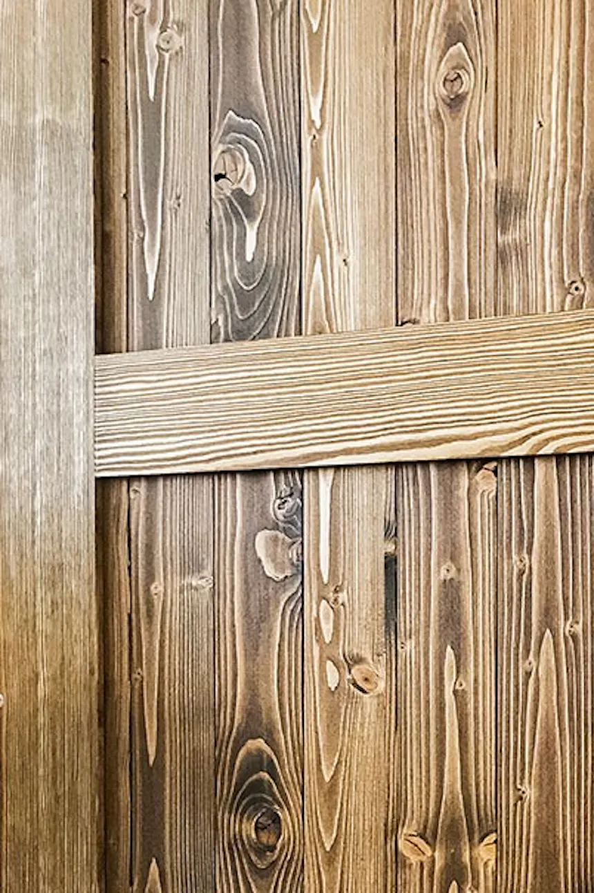 sliding doors in a small apartment, solid wood doors, sliding door with black inner handle