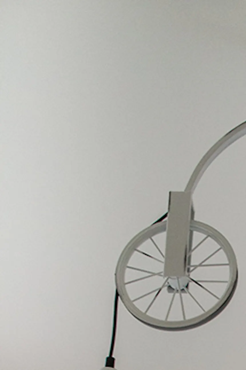 Industrial pendant lamp, bicycle light fixture, map wall decorations