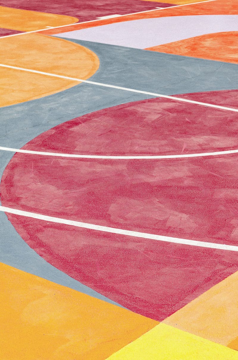 Basketball court in the 13th district of Paris - playground Charles Moureau Paris, Terrain de basket dans le 13e arrondissement de Paris - Basket Paris 13 