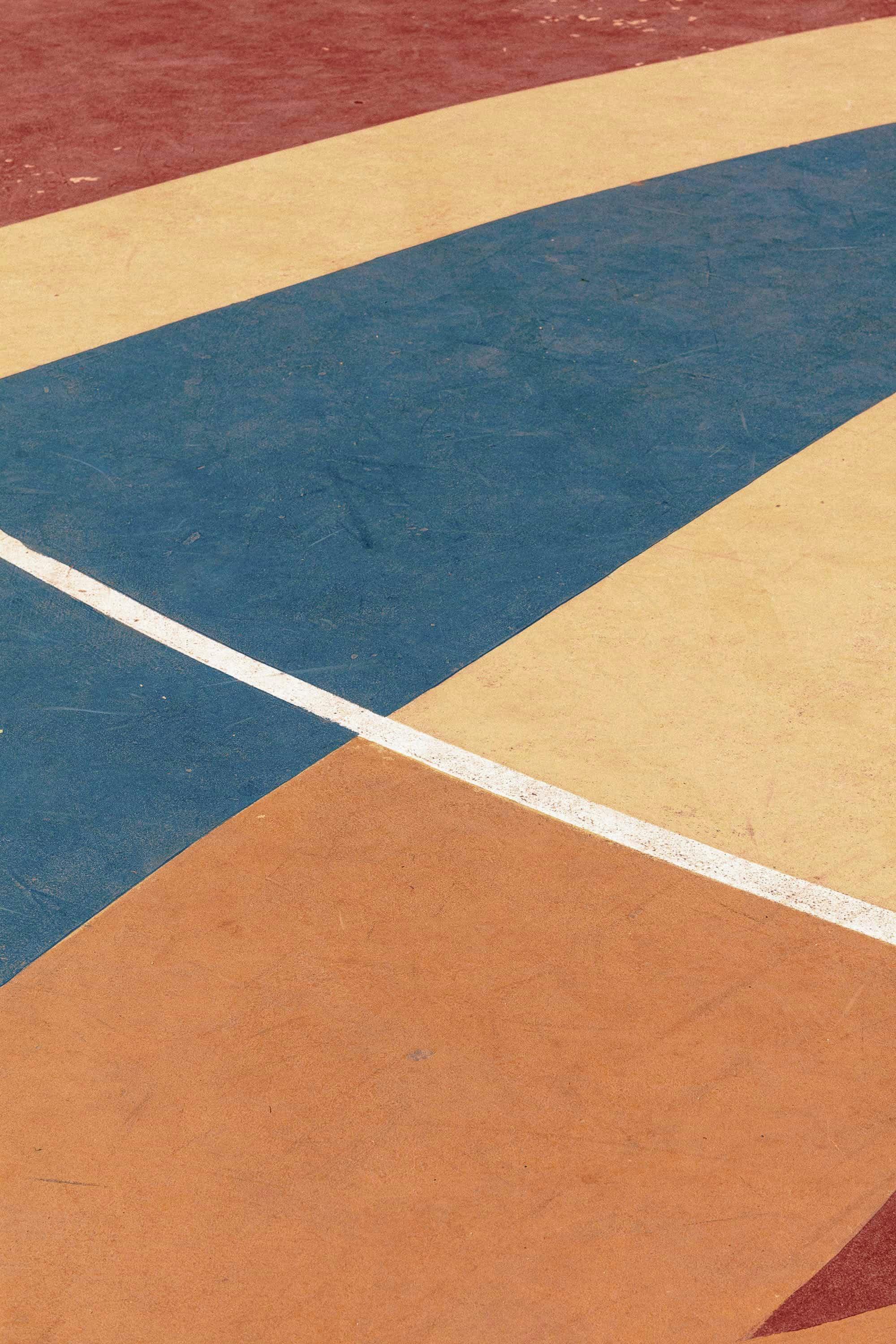Pailleron basketball playground in Paris 19