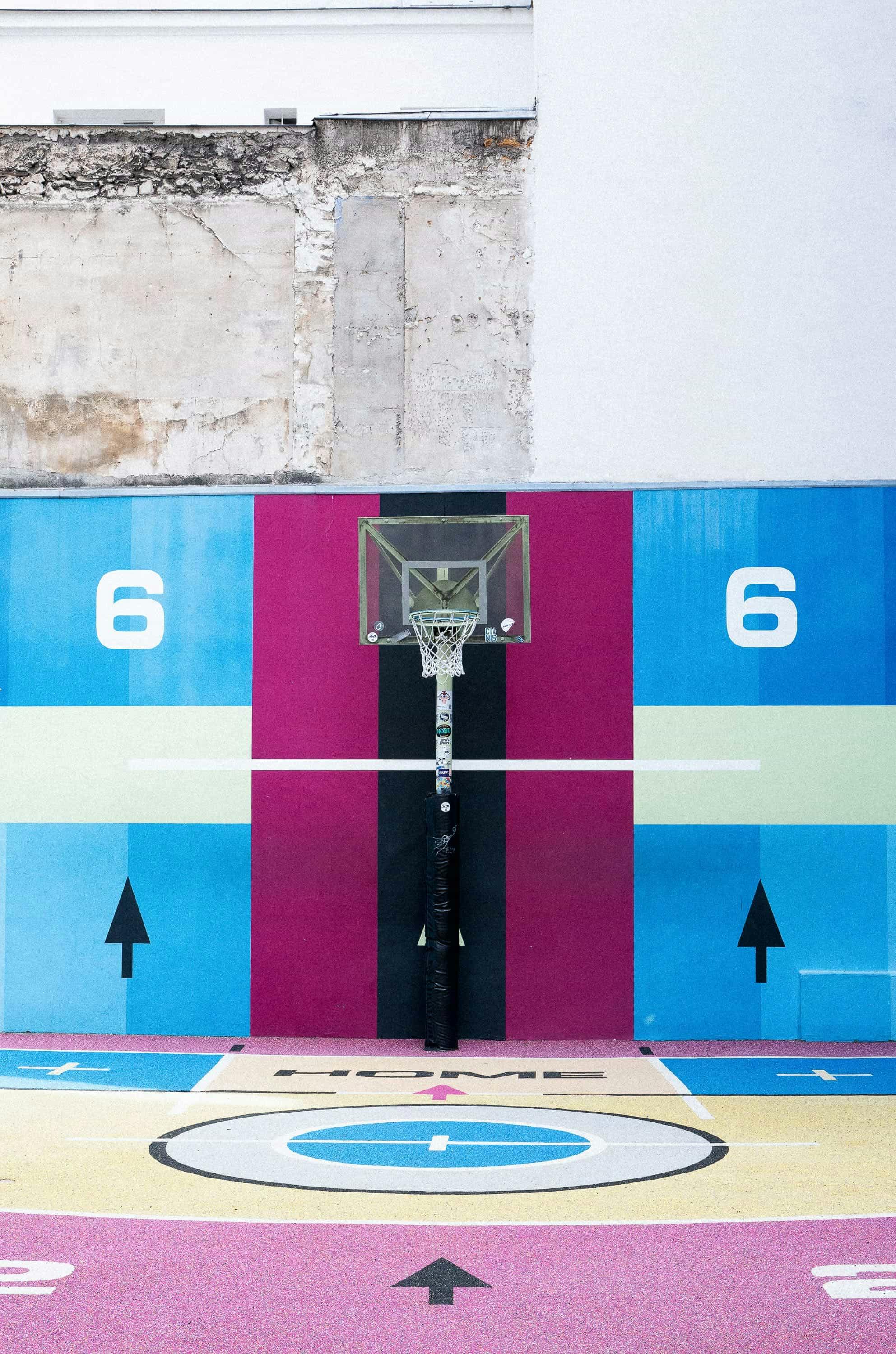 Pigalle basketball playground in Paris 9
