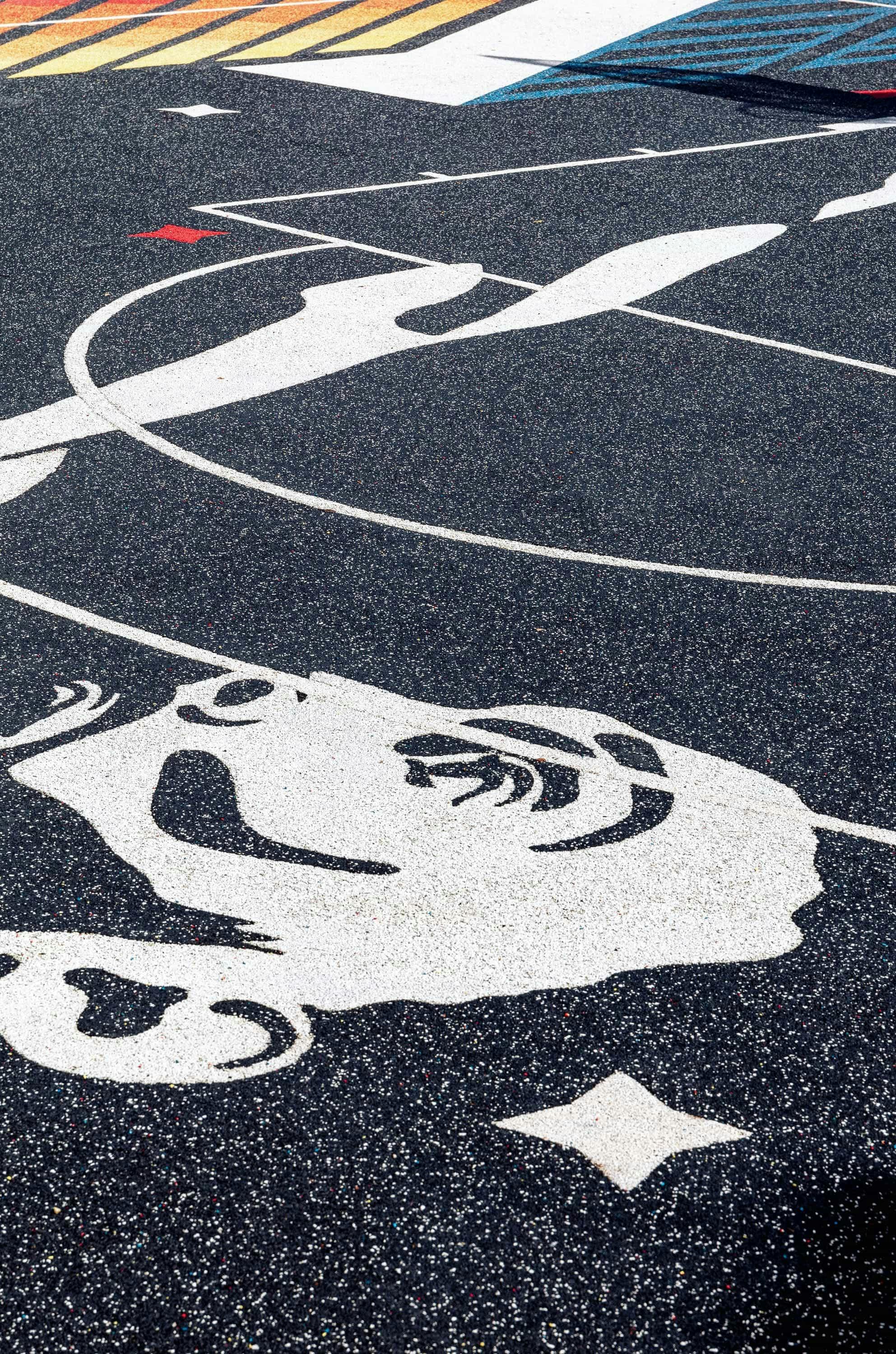 Rudy Gobert basketball playground near Paris