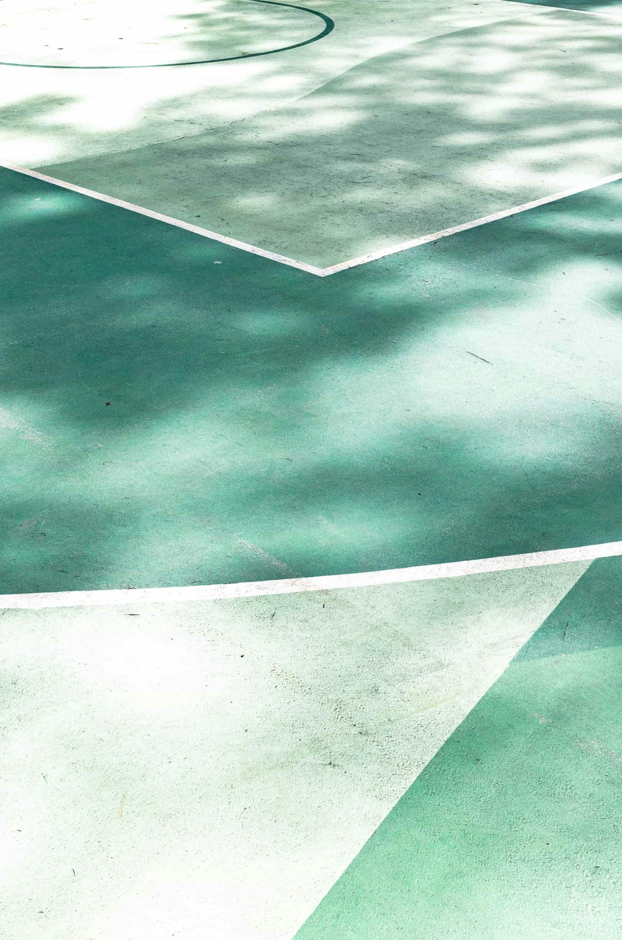 Square Montsouris basketball playground in Paris 14