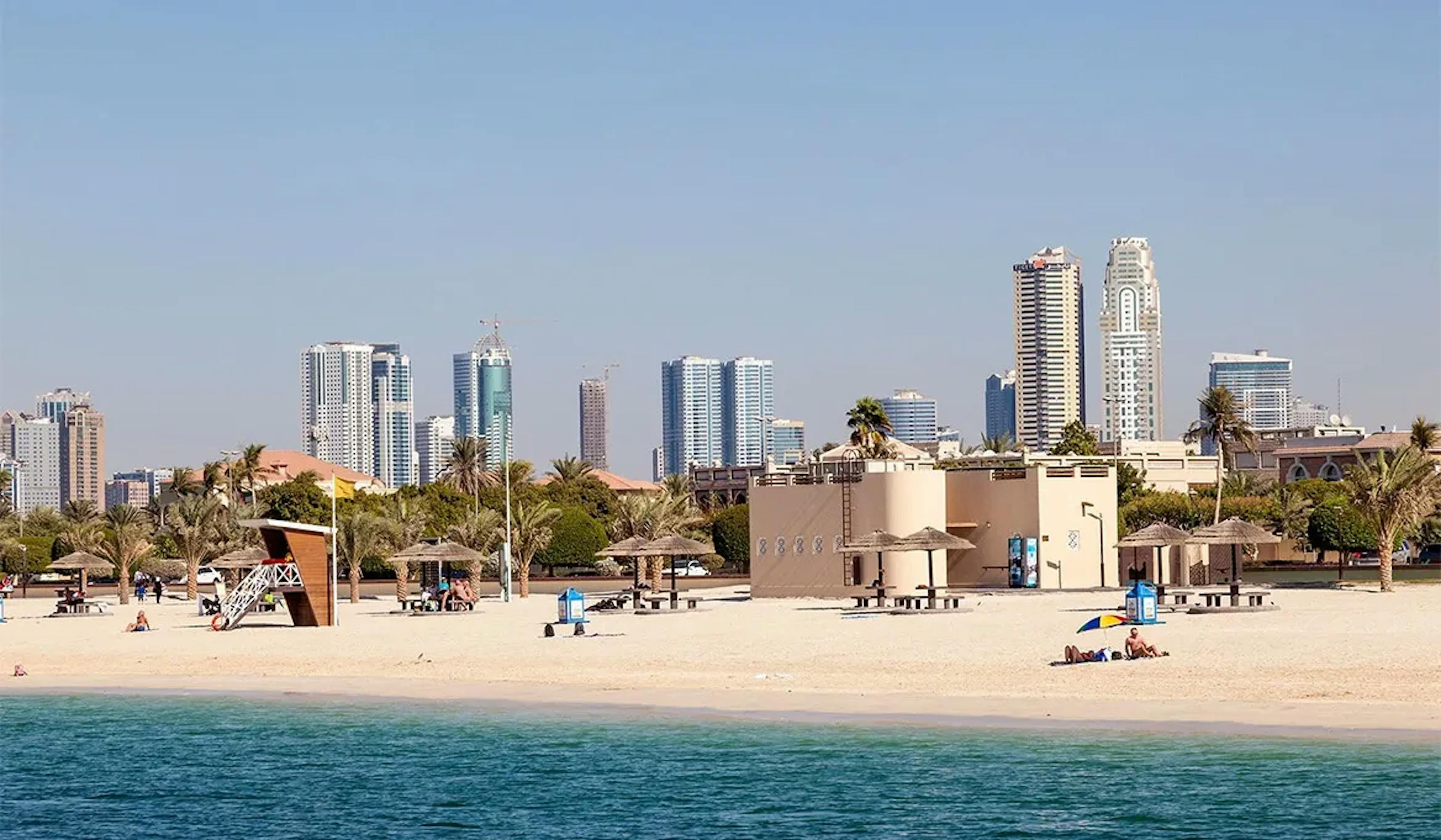 Overview of Al Mamzar Beach Park