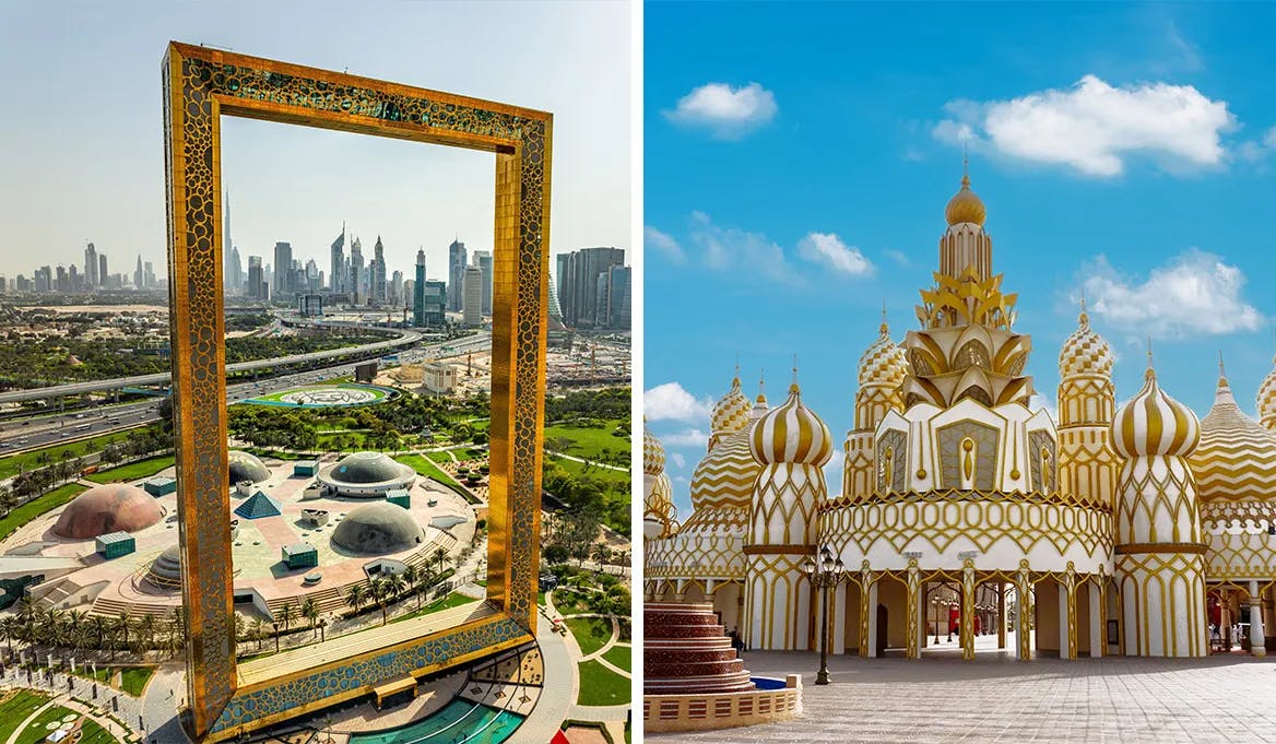 Global Village and Dubai Frame: A Connection