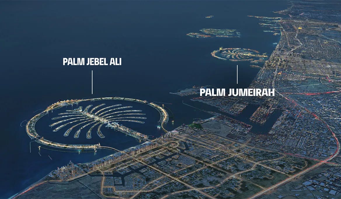 Palm Jebel Ali vs. Palm Jumeirah