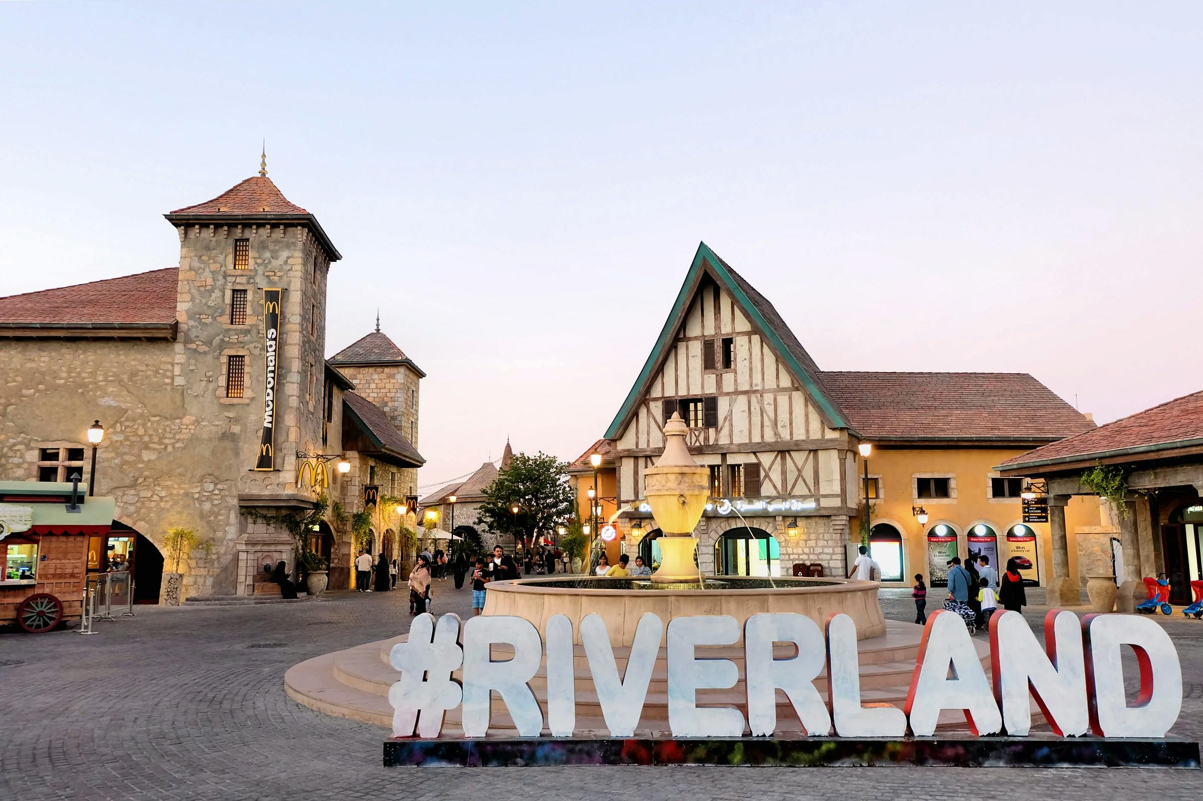 Architecture Art work close to Riverland Dubai