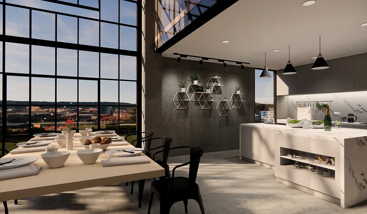 The Modern Design of One Palm Penthouse