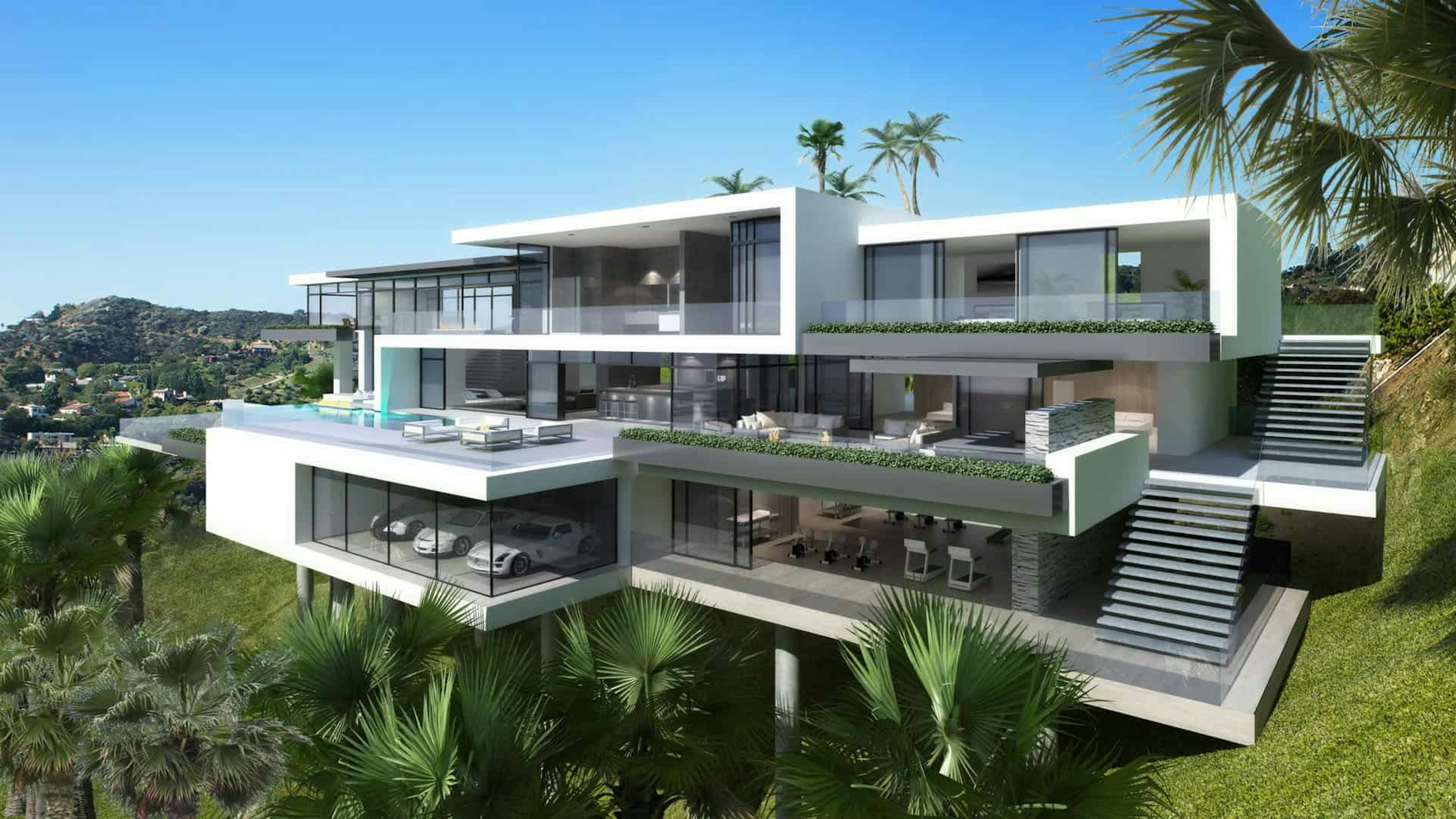 Frond K-Contemporary, Modern, Luxurious Villa with a Roof Terrace