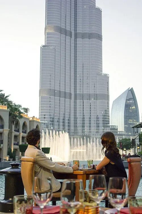 Restaurants with Fountain Views at Dubai Mall