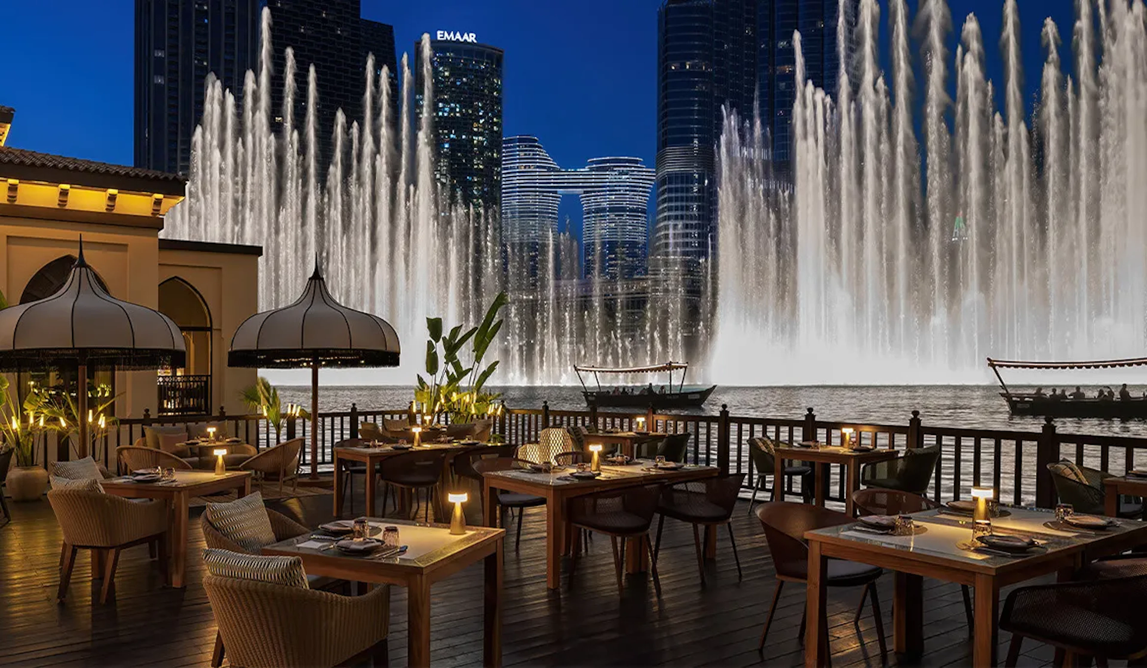 Restaurants with Fountain Views at Dubai Mall