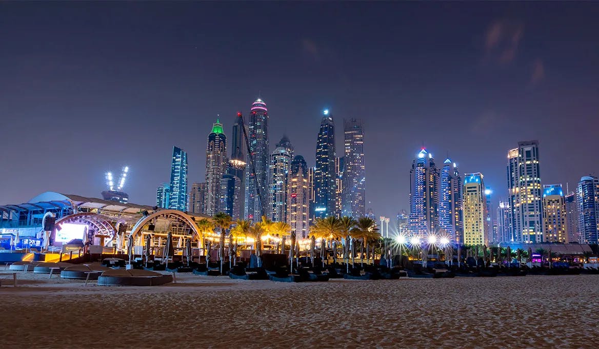 Marina Beach at Night: A Vibrant Atmosphere