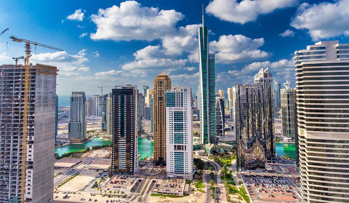 Dubai Marina: Urban Living with Waterfront Appeal