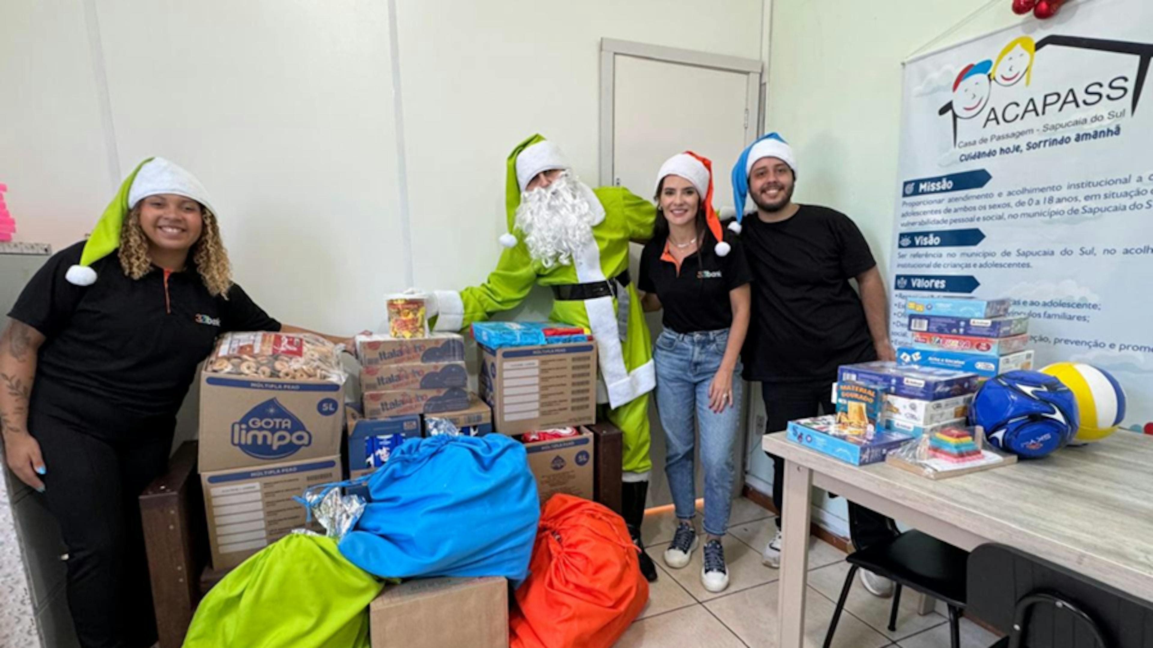 Inclusão Social: Ação Solidária de Natal da 321bank
