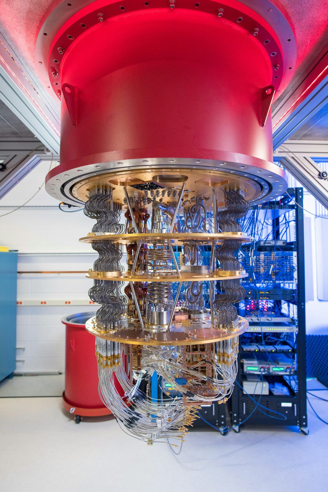 Photo of a quantum computer