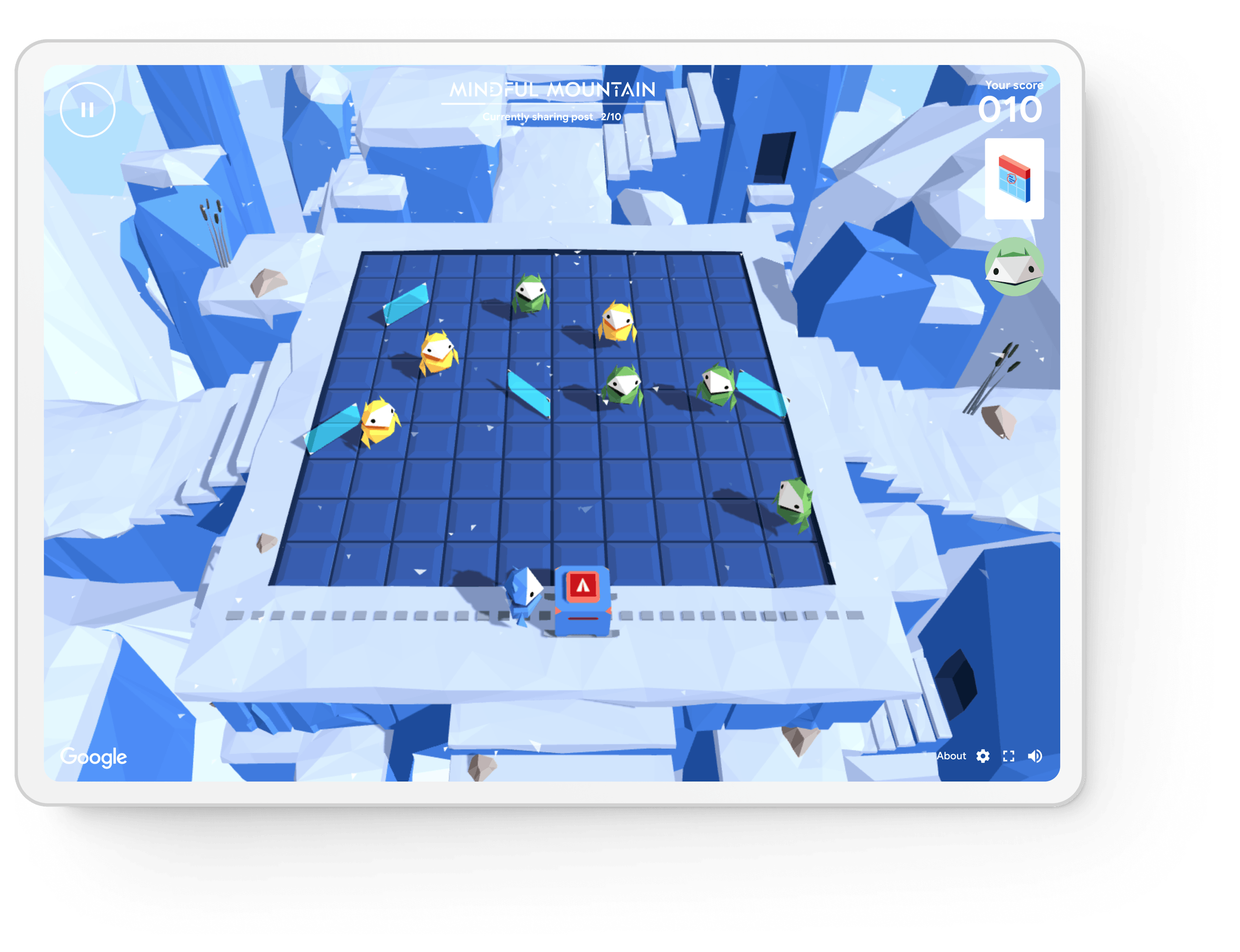 Google Interland on tablet