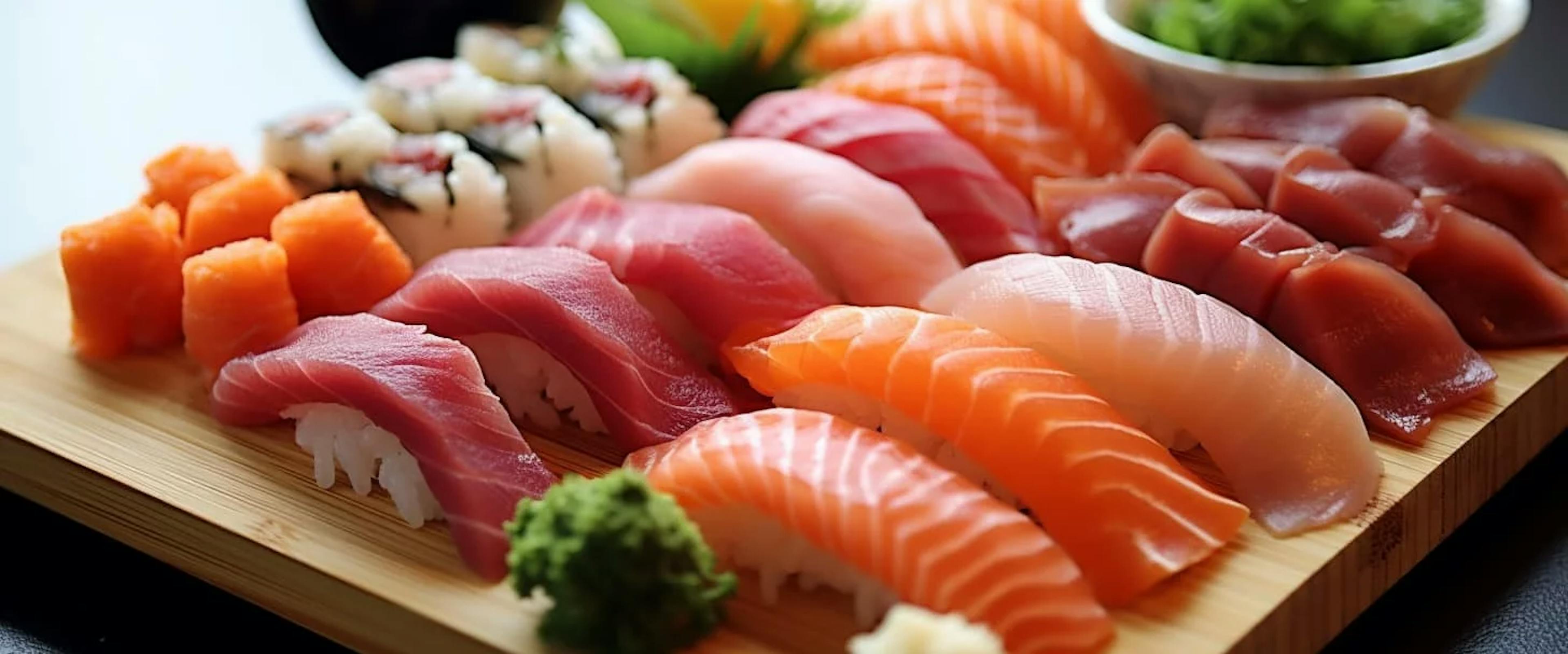 Die Sushi-Kreationen werden vor Ort frisch komponiert