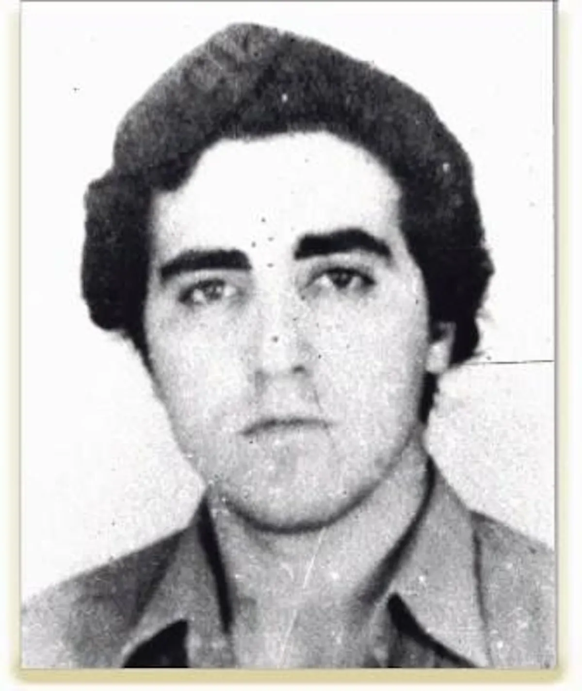 Fotografía del rostro de Armando Bernardo Arnone Hernández