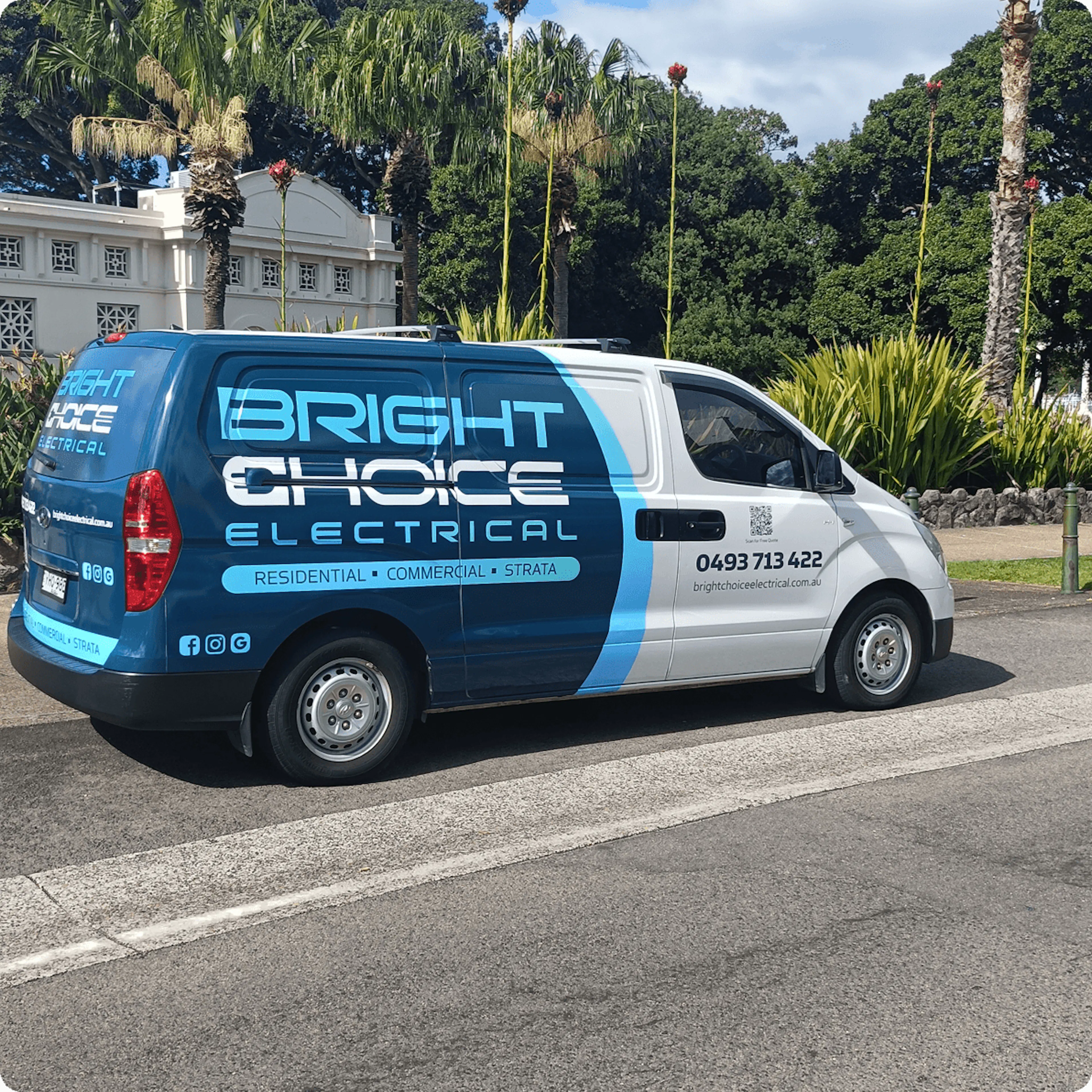 Bright Choice electrical service vehicle