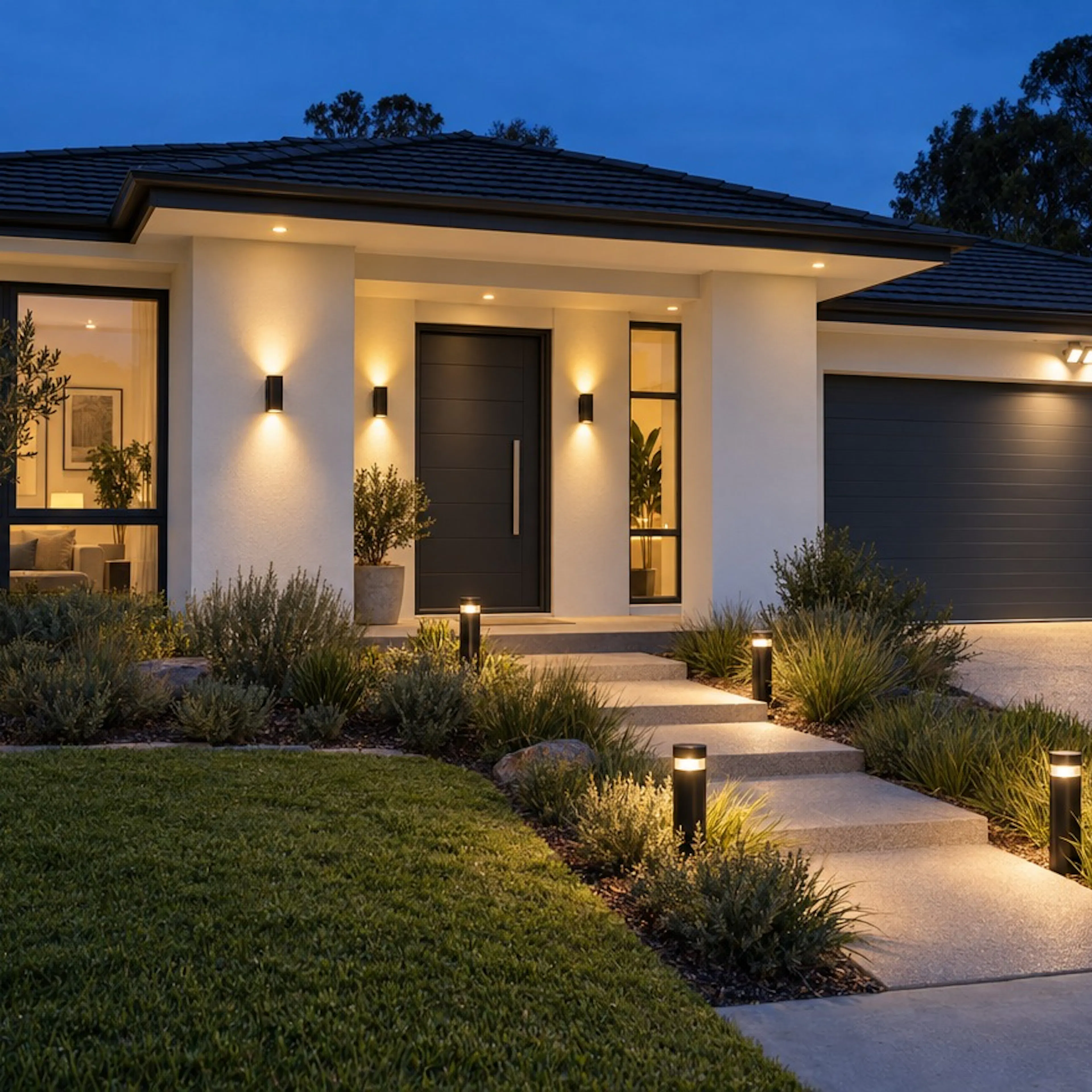What good outdoor lighting looks like