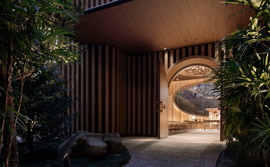 椿山荘 新神殿 | projects | 1moku co.