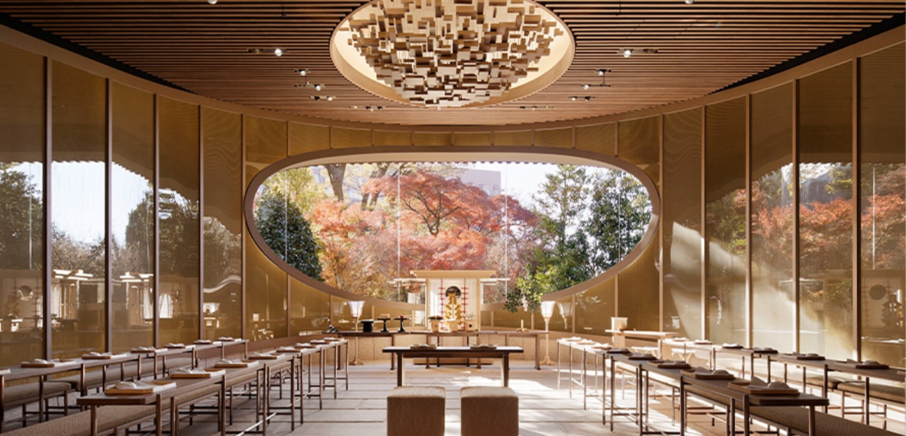 椿山荘 新神殿 | projects | 1moku co.