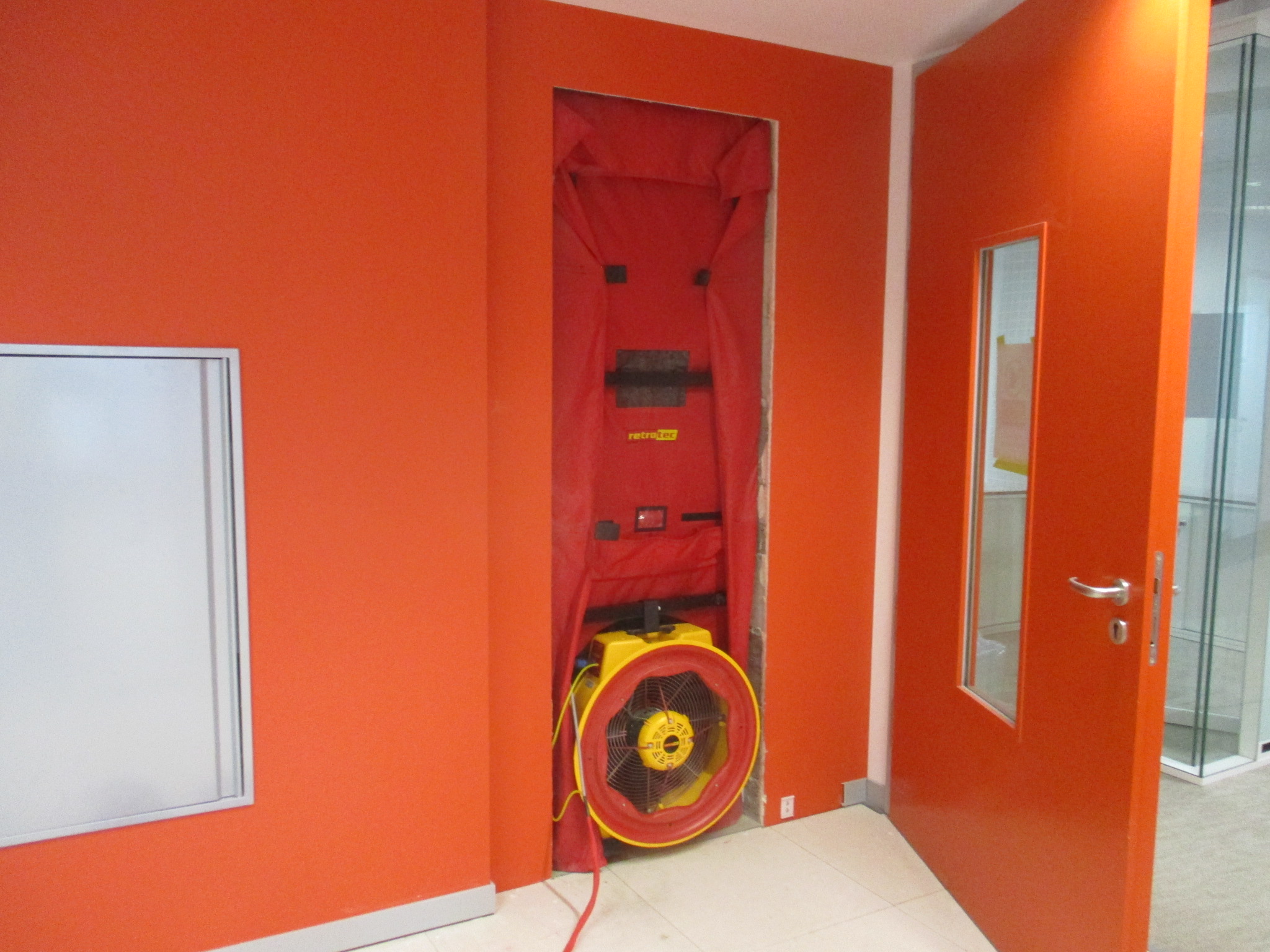 Test Blower-Door gratte-ciel