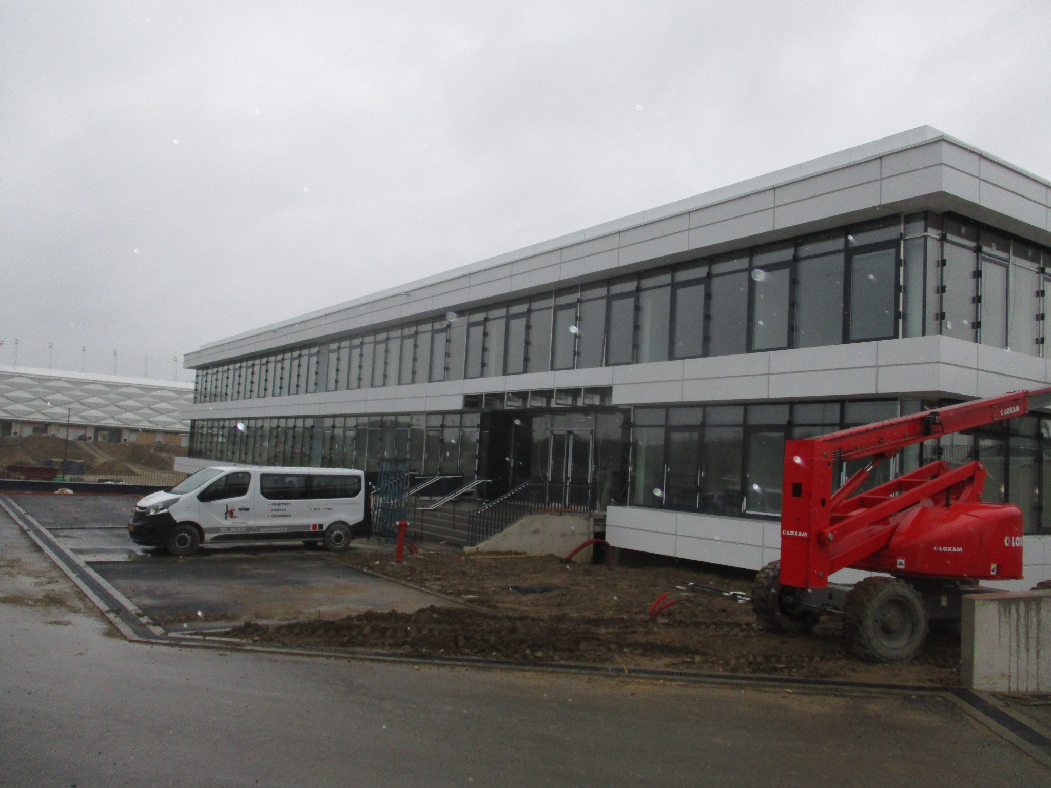 Bâtiment fonctionnel test Blower-Door