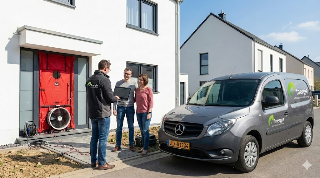Blower Door Test Visite Maison unifamiliale