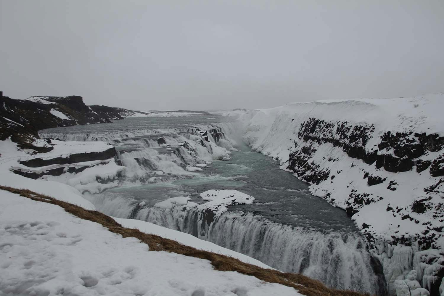 The majestic Gullfoss.