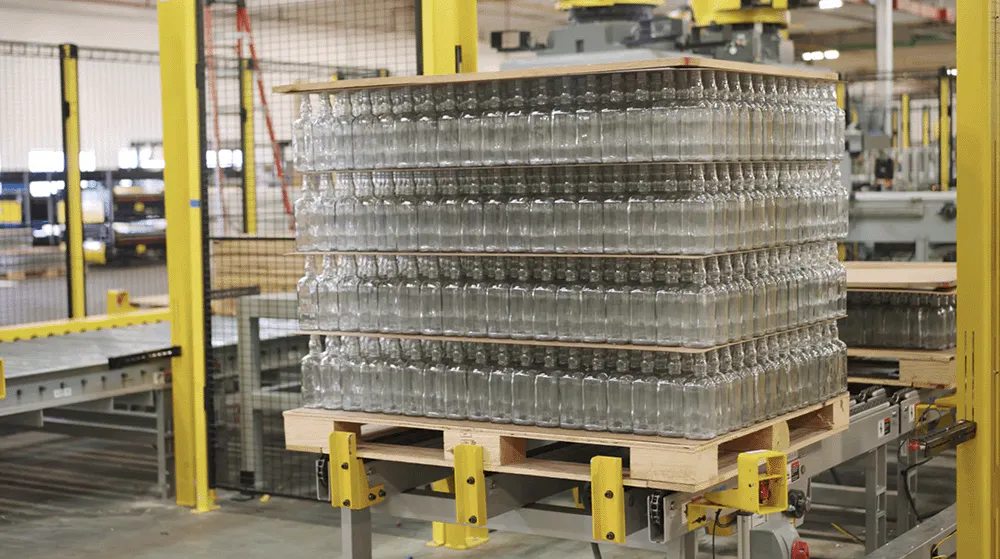 stacked glass bottles