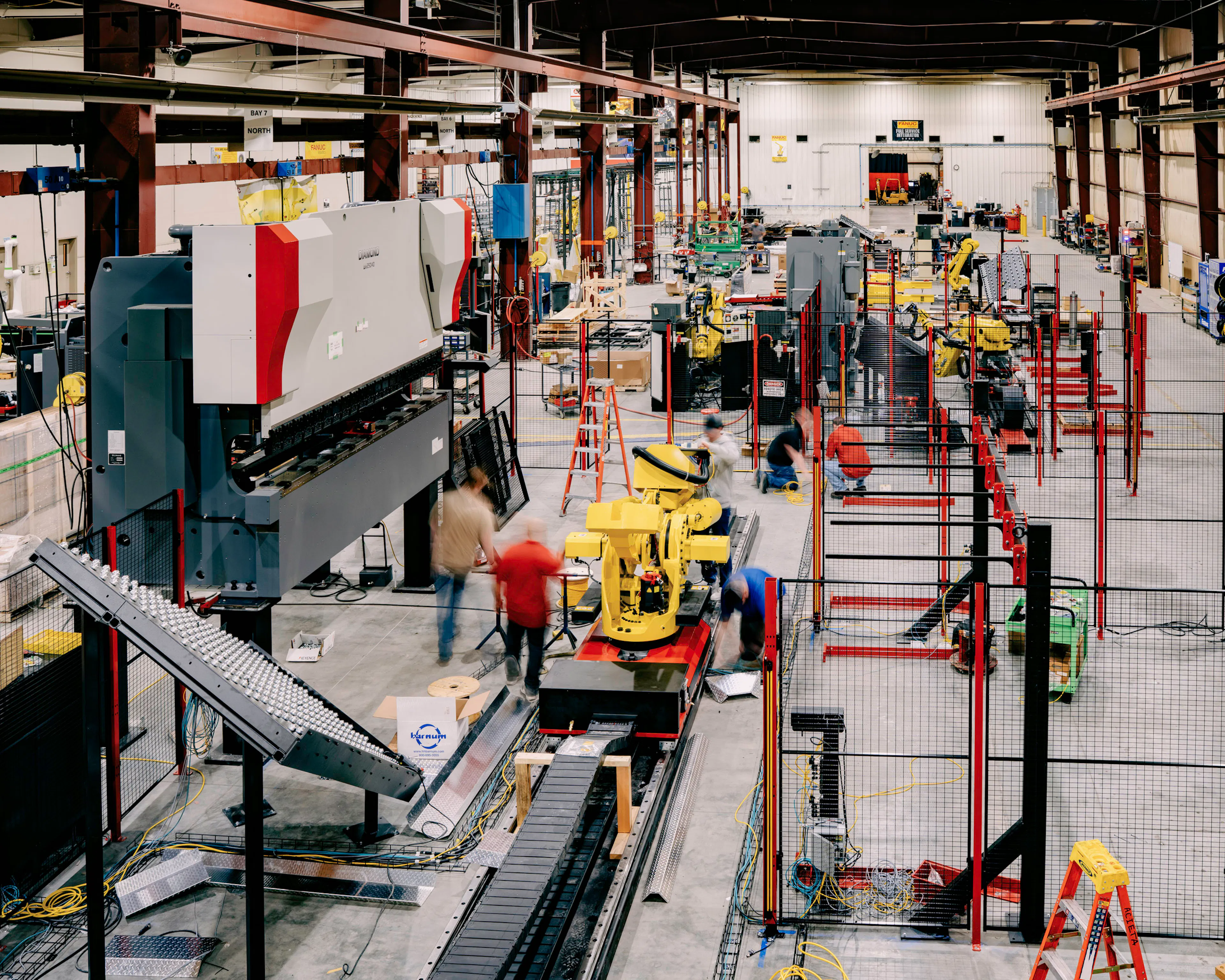 The shop floor of Acieta's council bluffs location