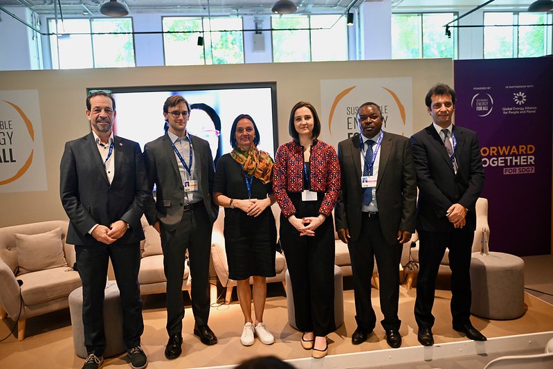 Speakers at the Green Hydrogen event at COP28 