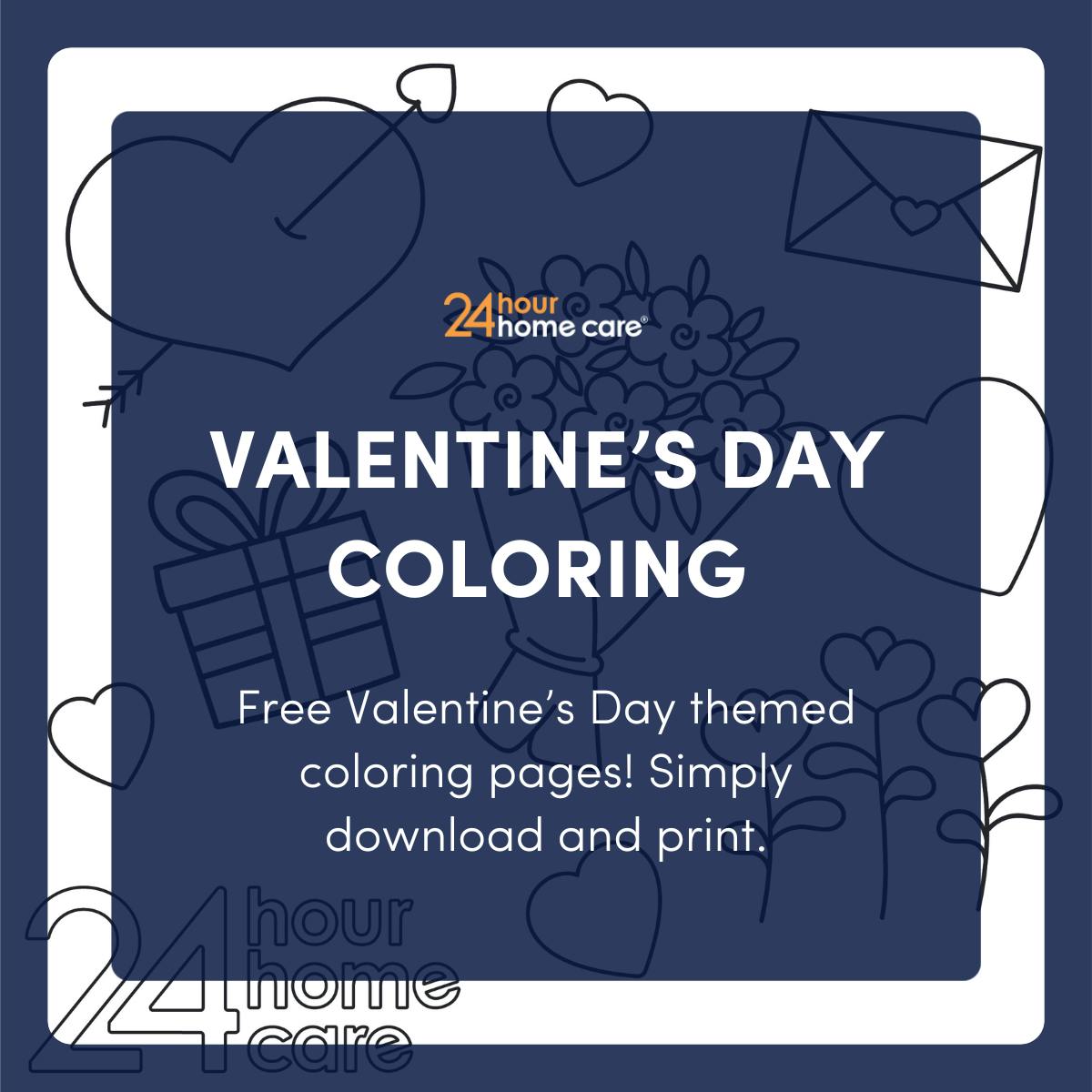 Valentine's Day coloring