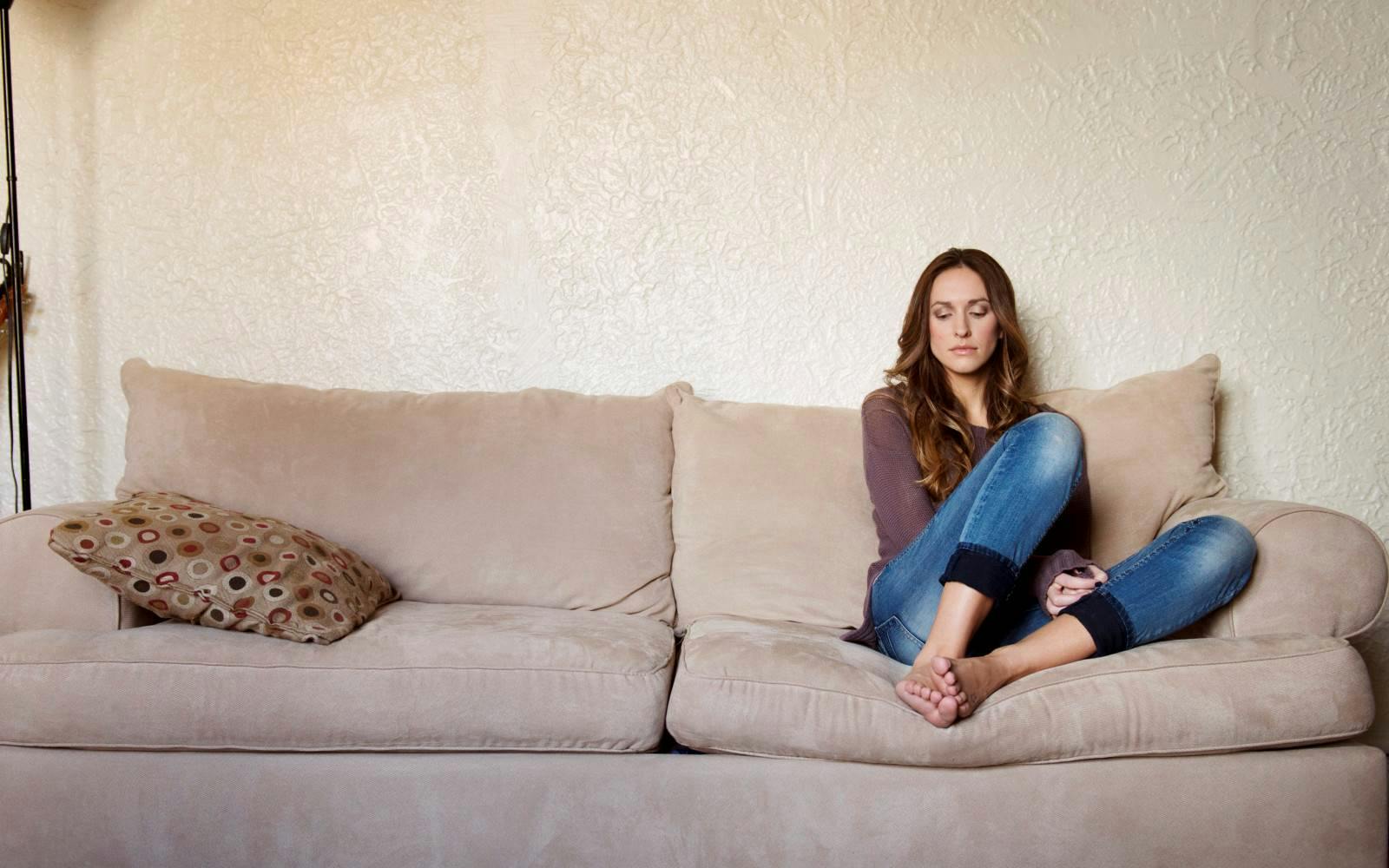 Woman on Couch