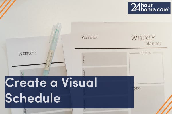 Image: a weekly planner waiting to be filled.