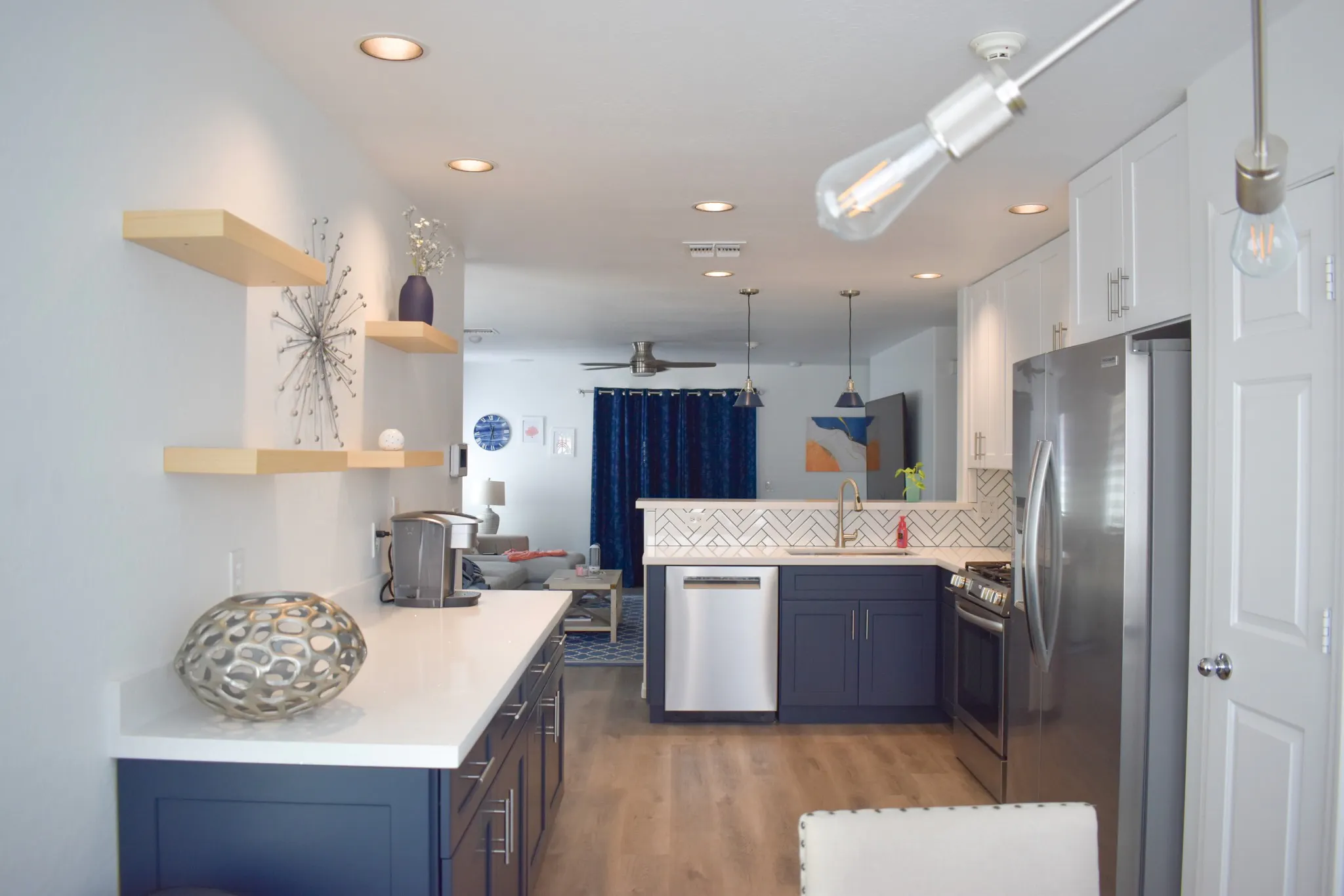 Elements 48 kitchen remodeling project photograph.