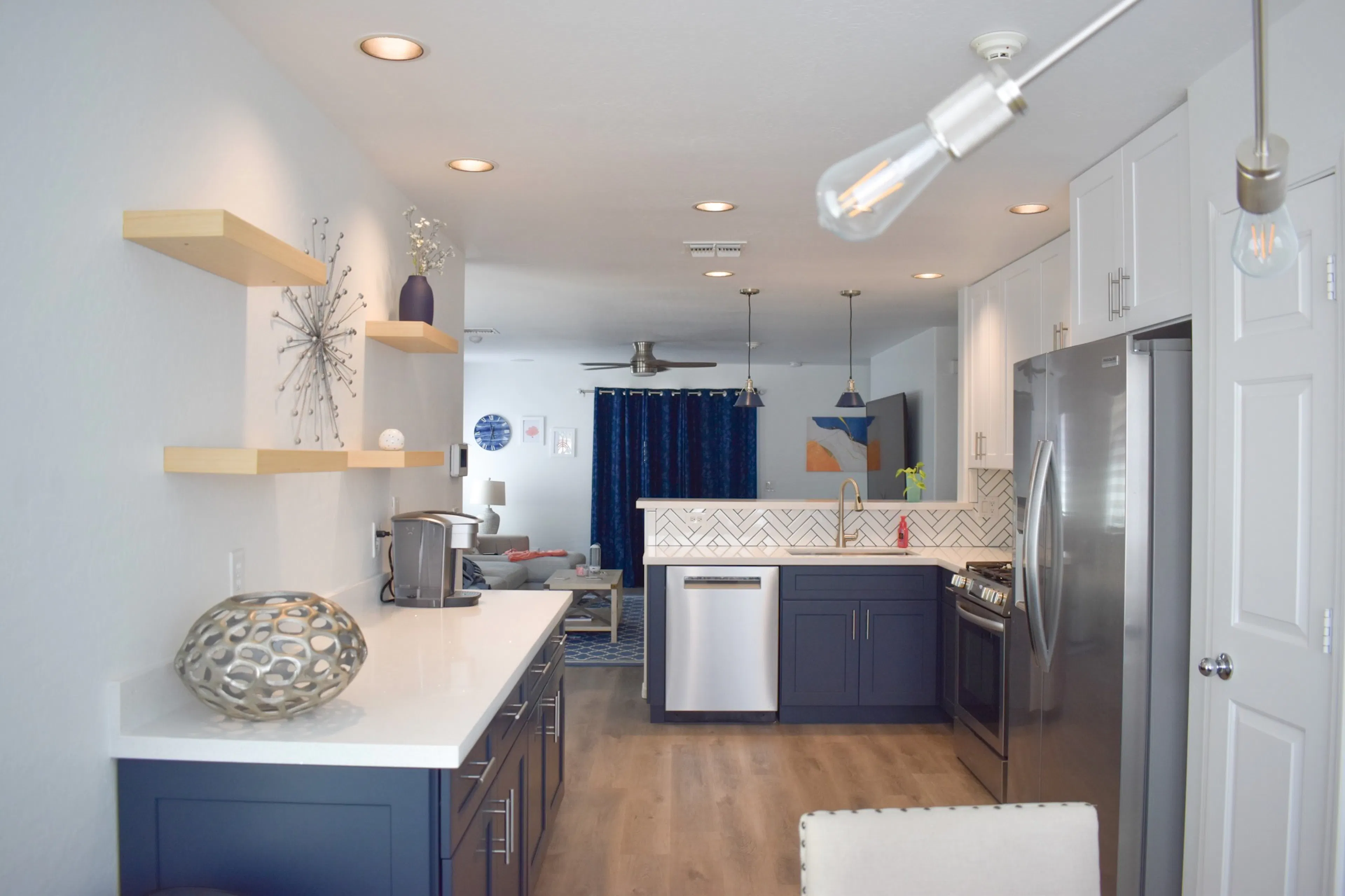 Elements 48 kitchen remodeling project photograph.