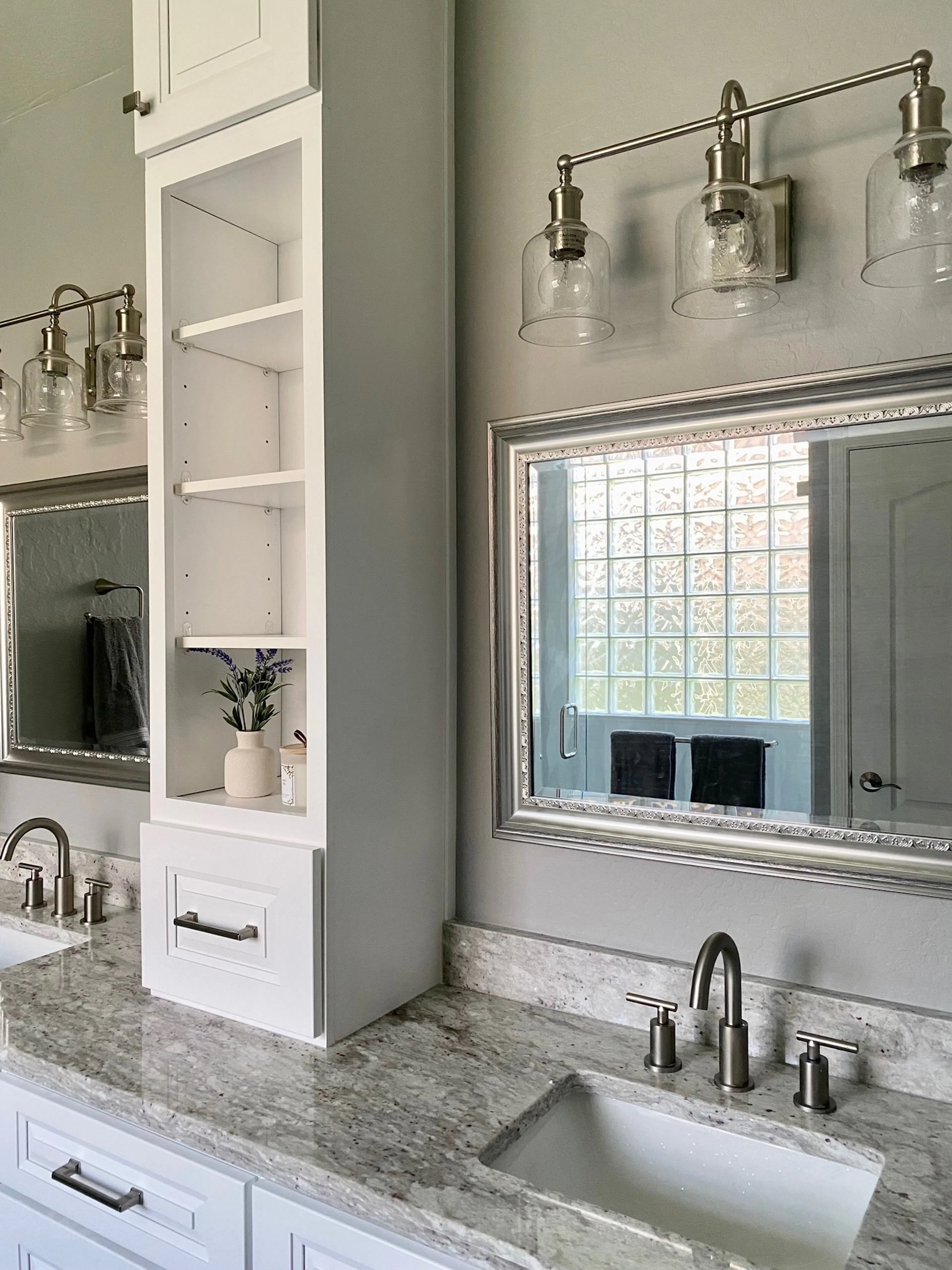 Elements 48 bathroom remodeling project photograph.