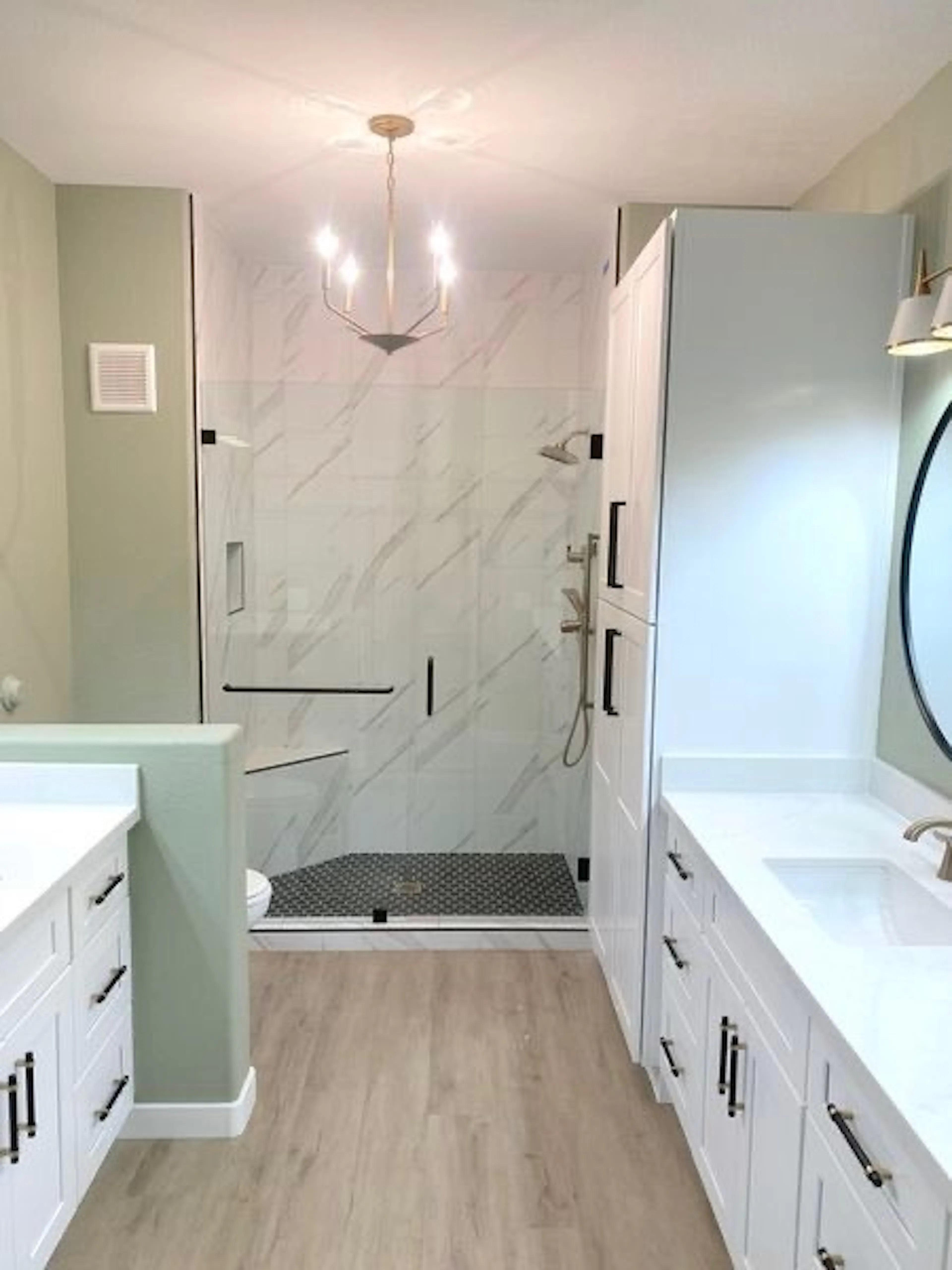 Elements 48 bathroom remodeling project photograph.