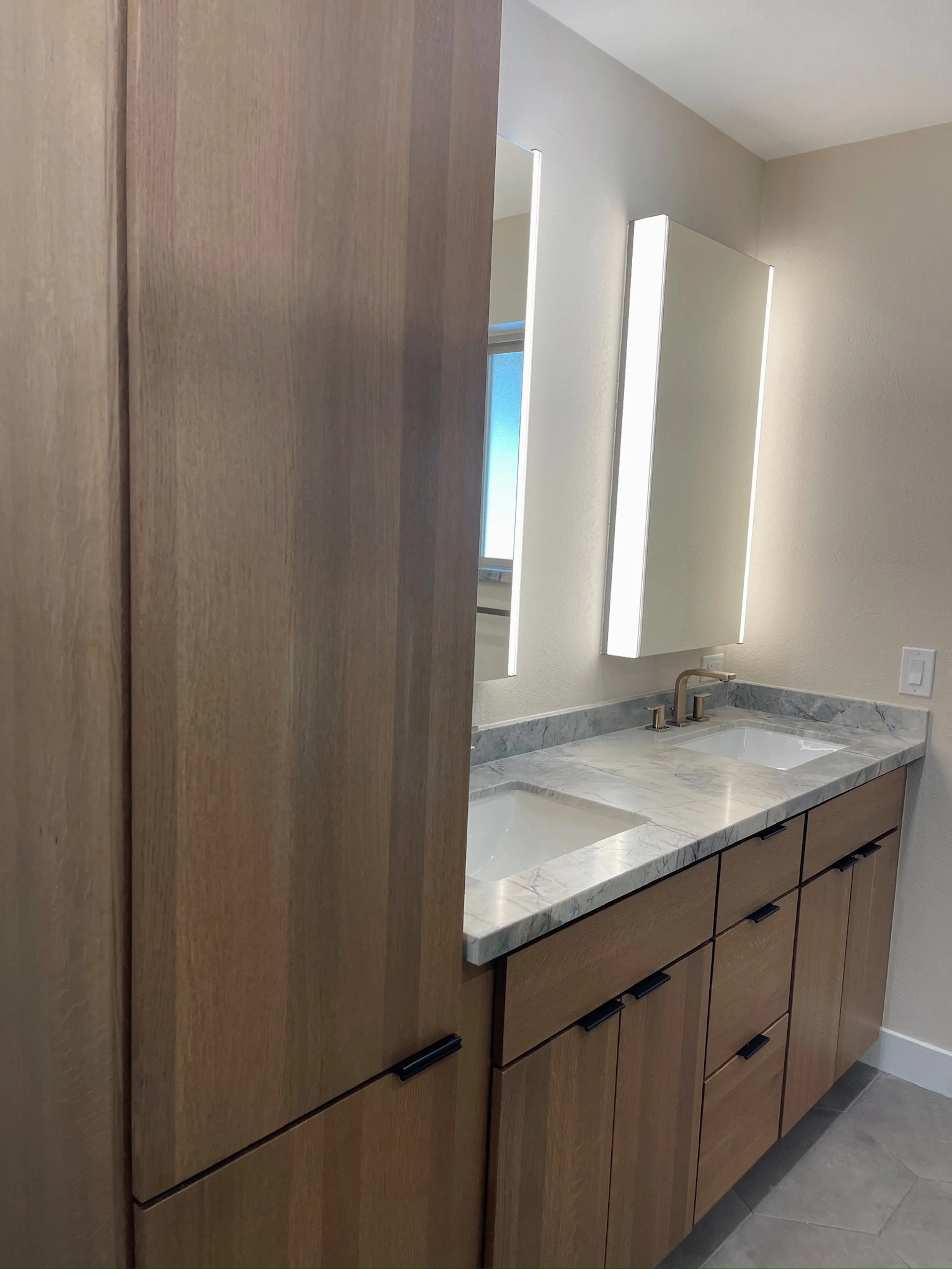 Elements 48 bathroom remodeling project photograph.